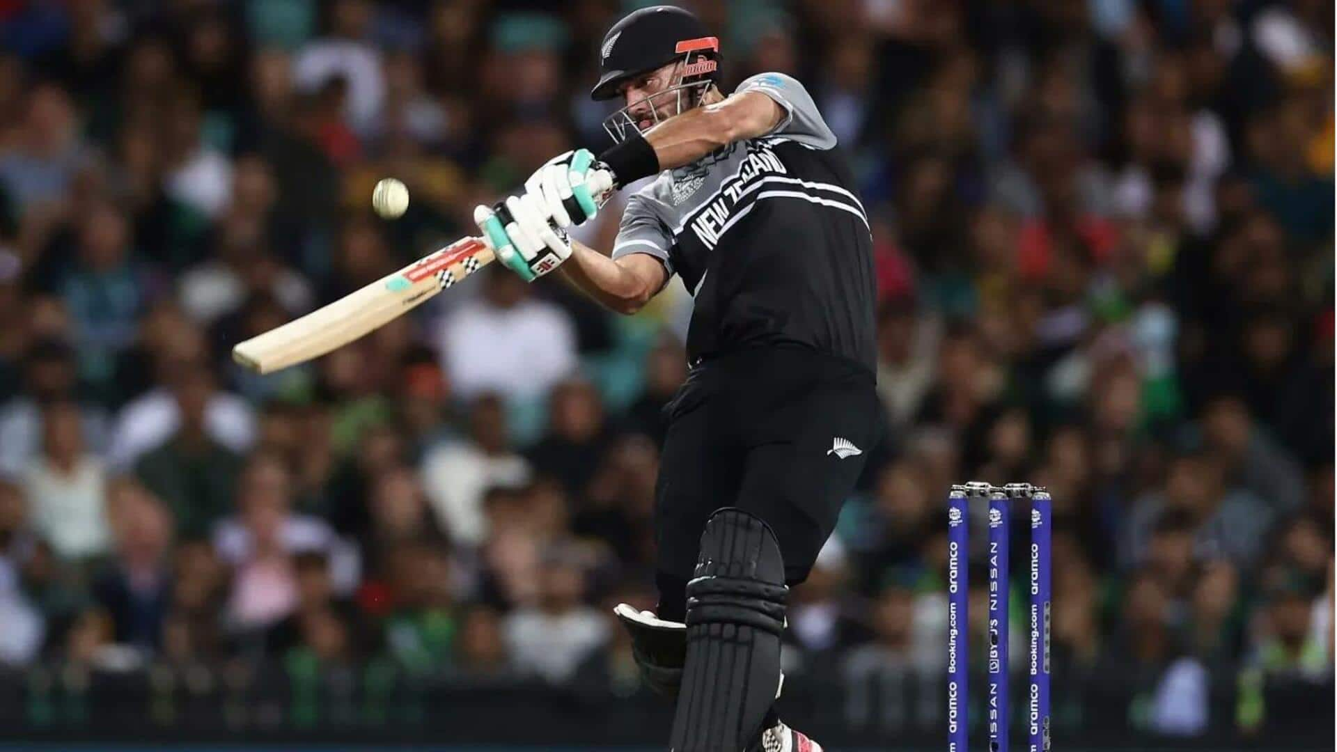 New Zealand batters with centuries vs India (ICC ODI events)