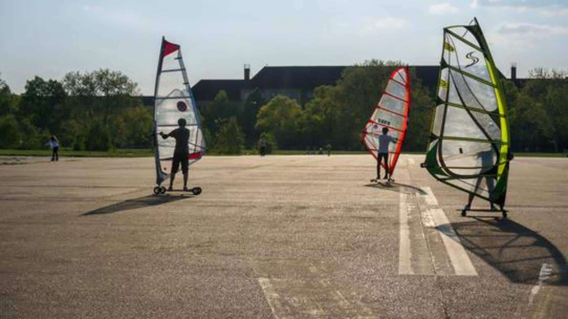Where to experience wind skating in Africa