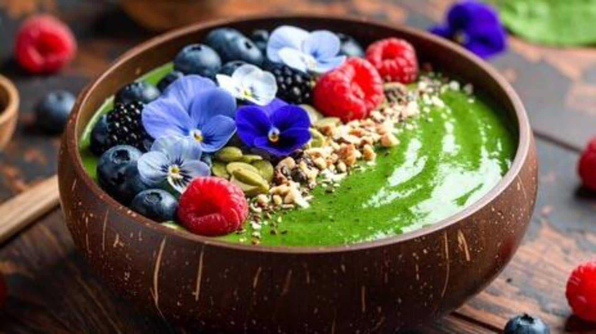 Tired mornings? Try a spirulina energy bowl 