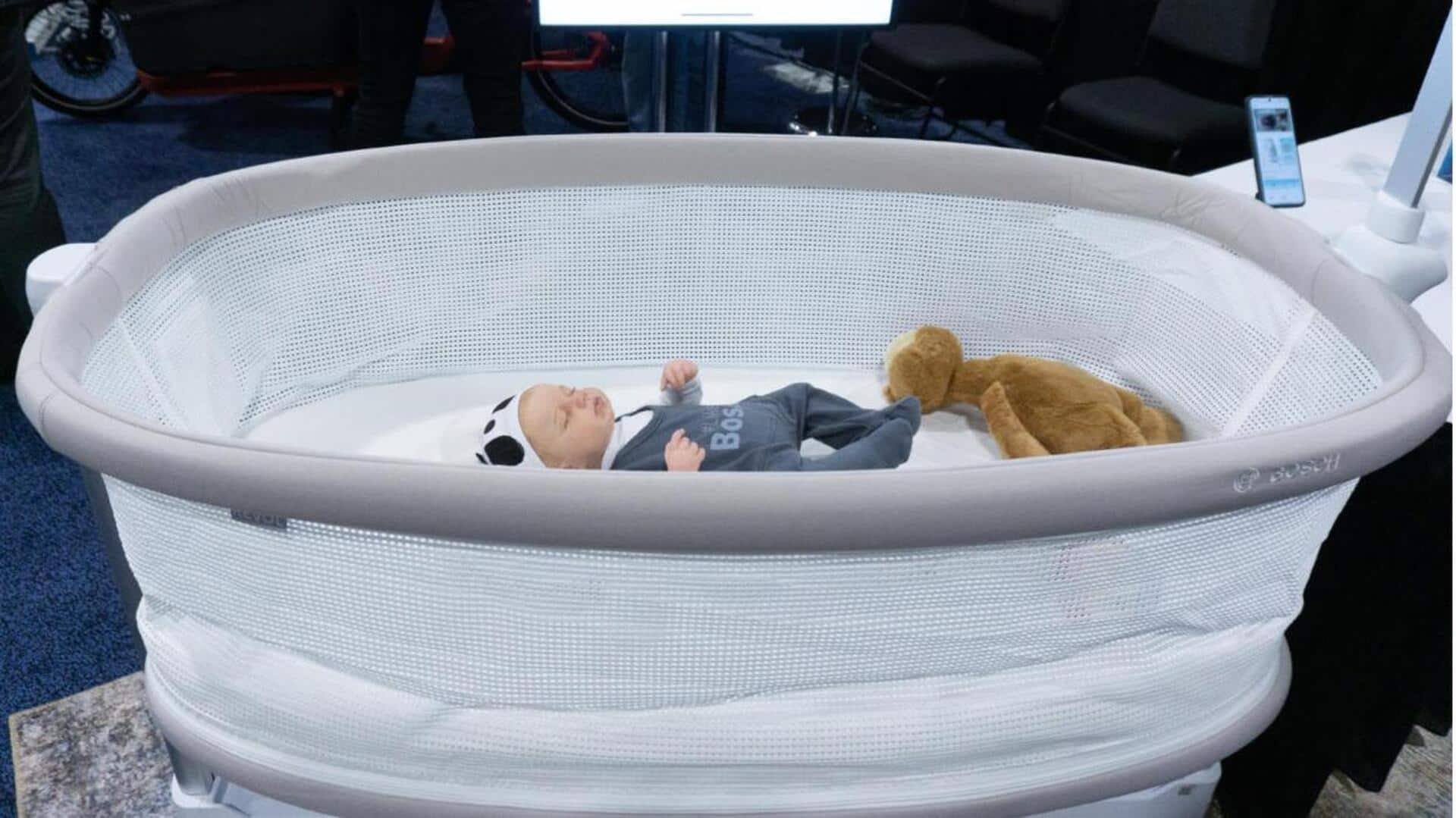 #CES2025: This AI-powered bassinet monitors your child's sleep