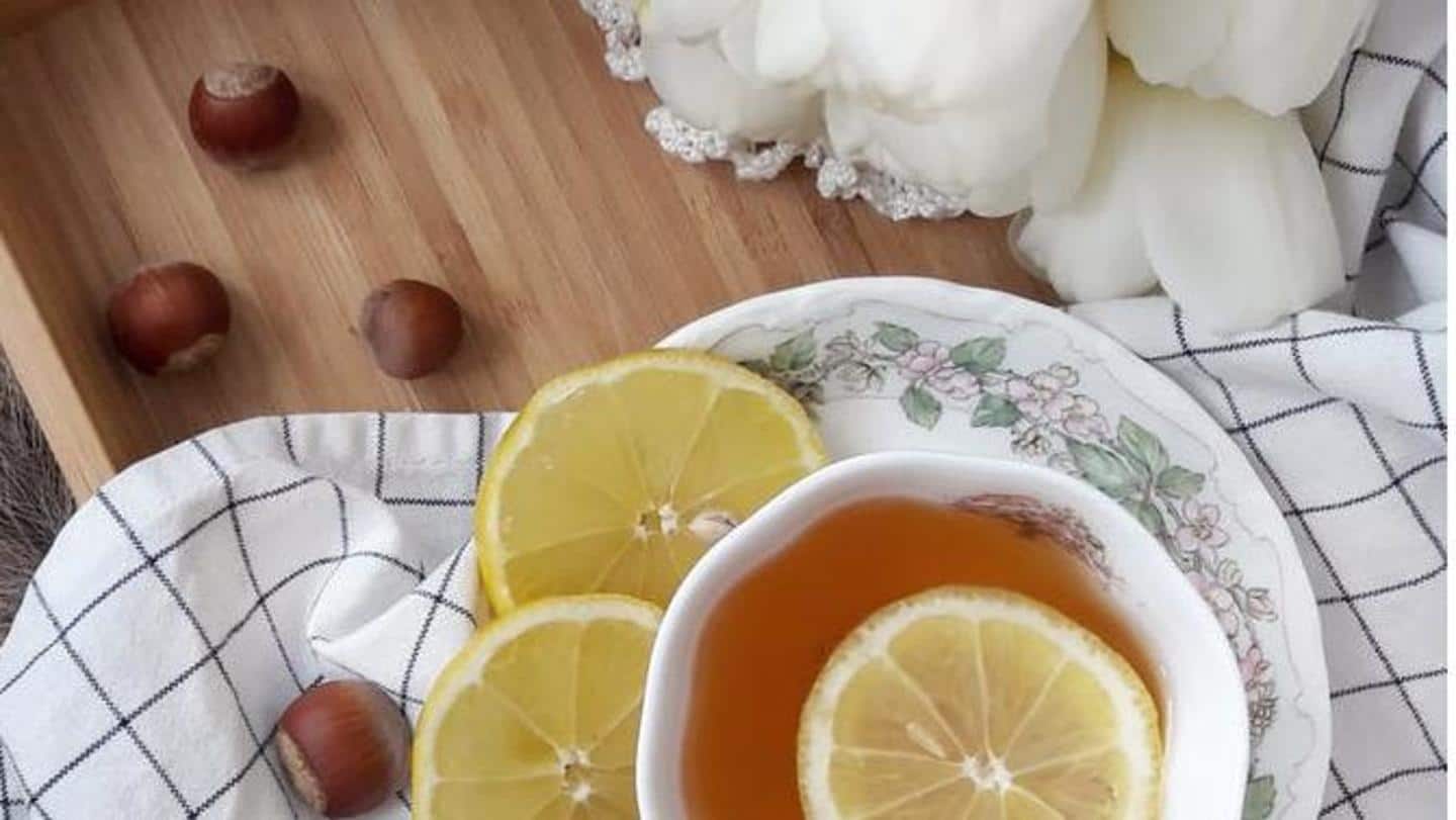The tea helps reduce stress, anxiety, and combats acidity The tea helps reduce stress, anxiety, and combats acidity