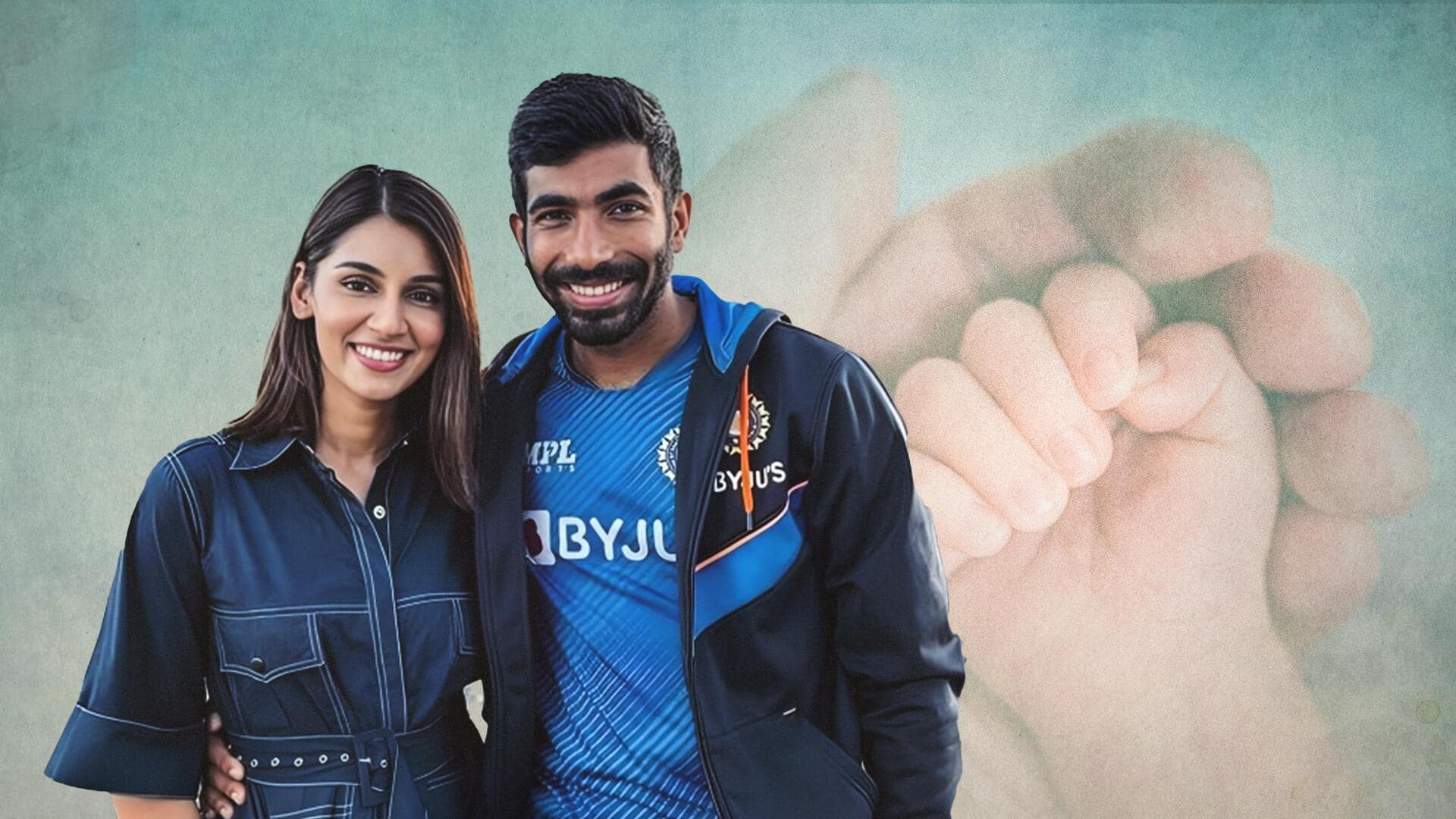 Jasprit Bumrah, Sanjana Ganesan announce birth of baby boy Angad