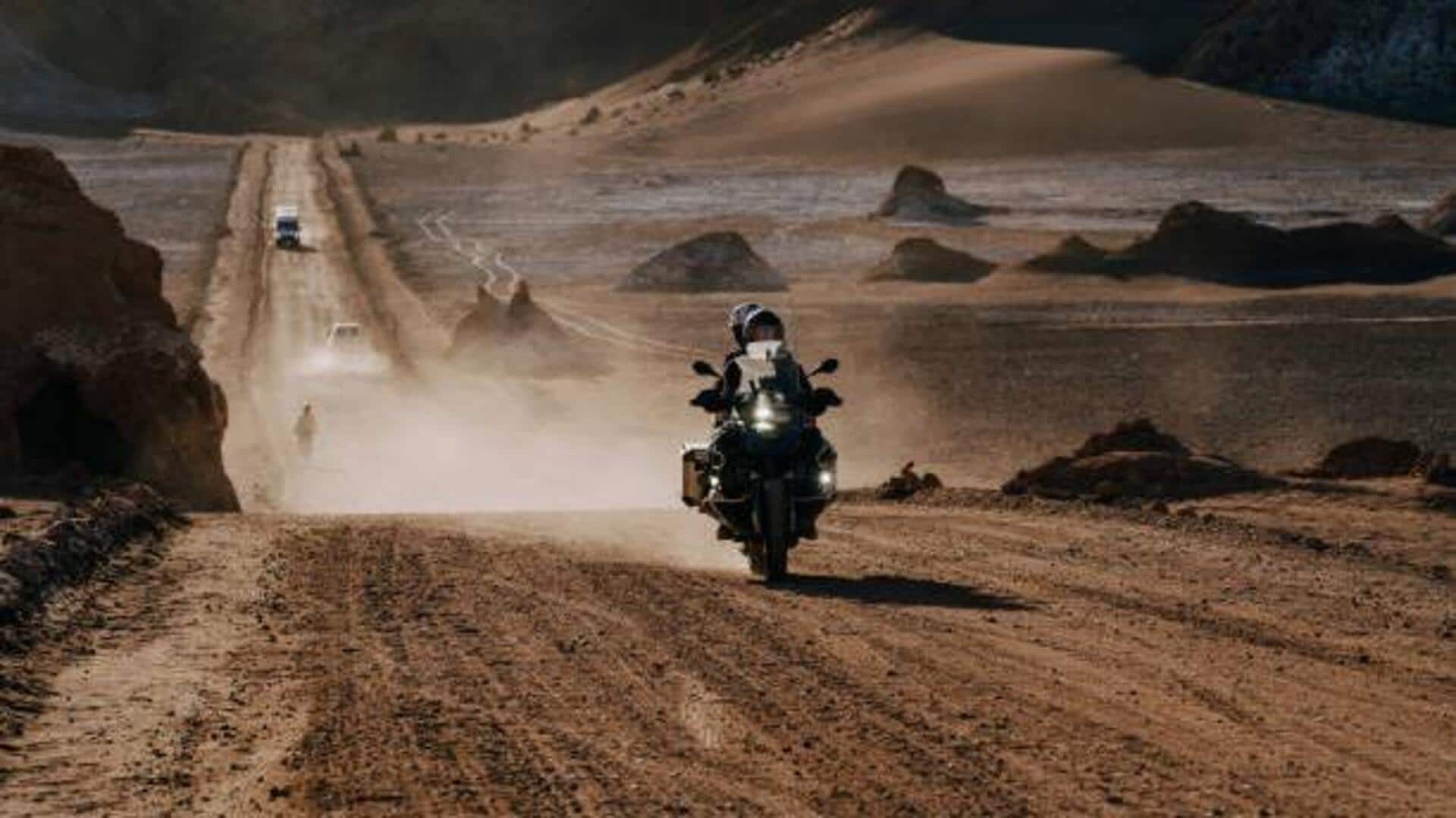 If desert motorbiking isn't on your list, add now!