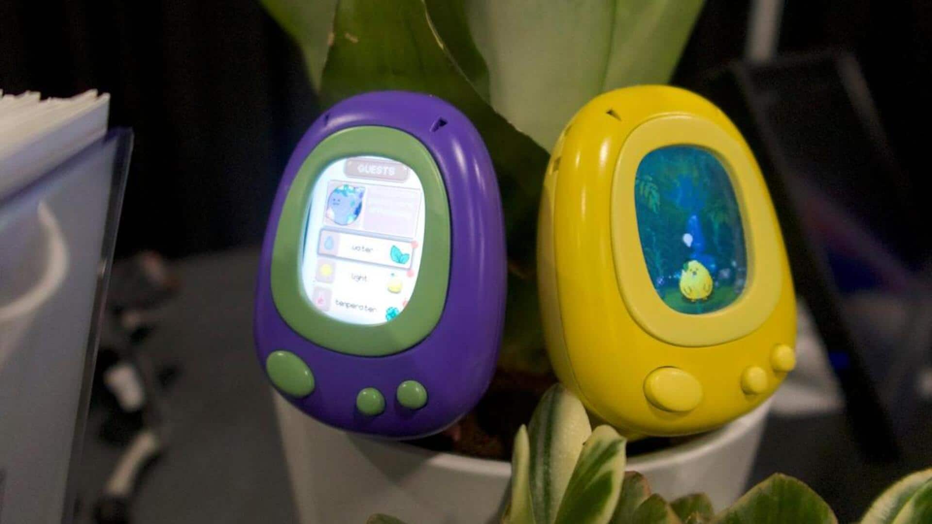 This Tamagotchi-like device can help you keep your plants alive