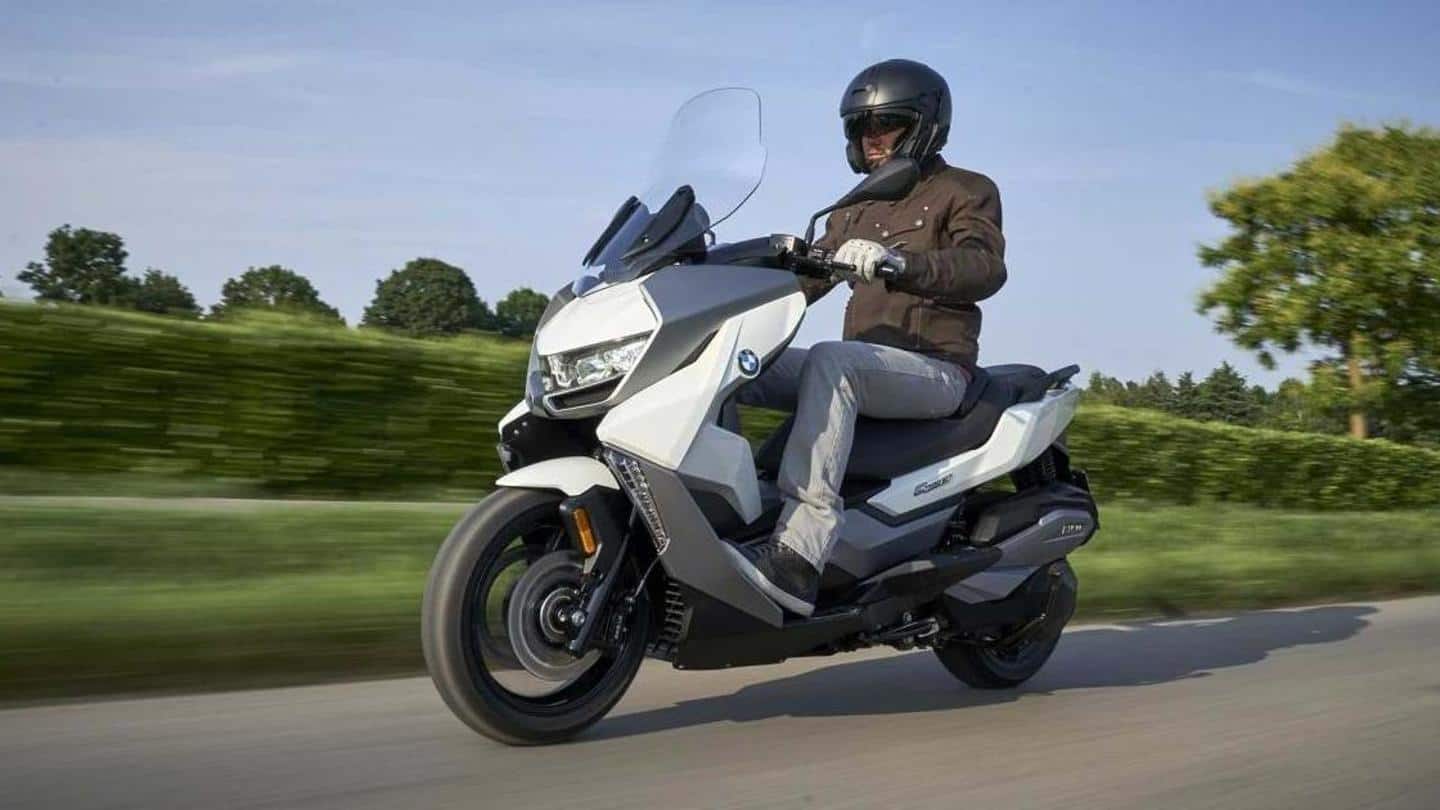 The scooter is available in three color options The scooter is available in three color options