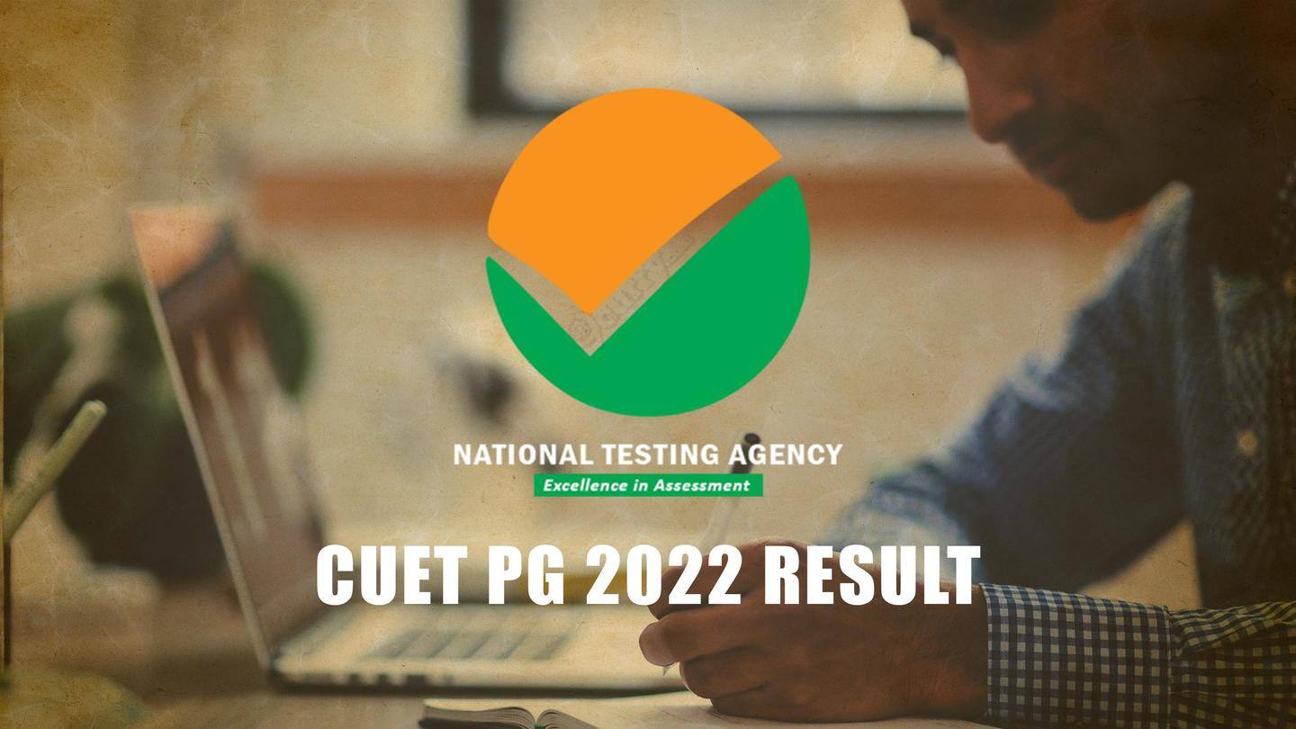 NTA releases 2022 CUET-PG results: How to check, download scorecard?