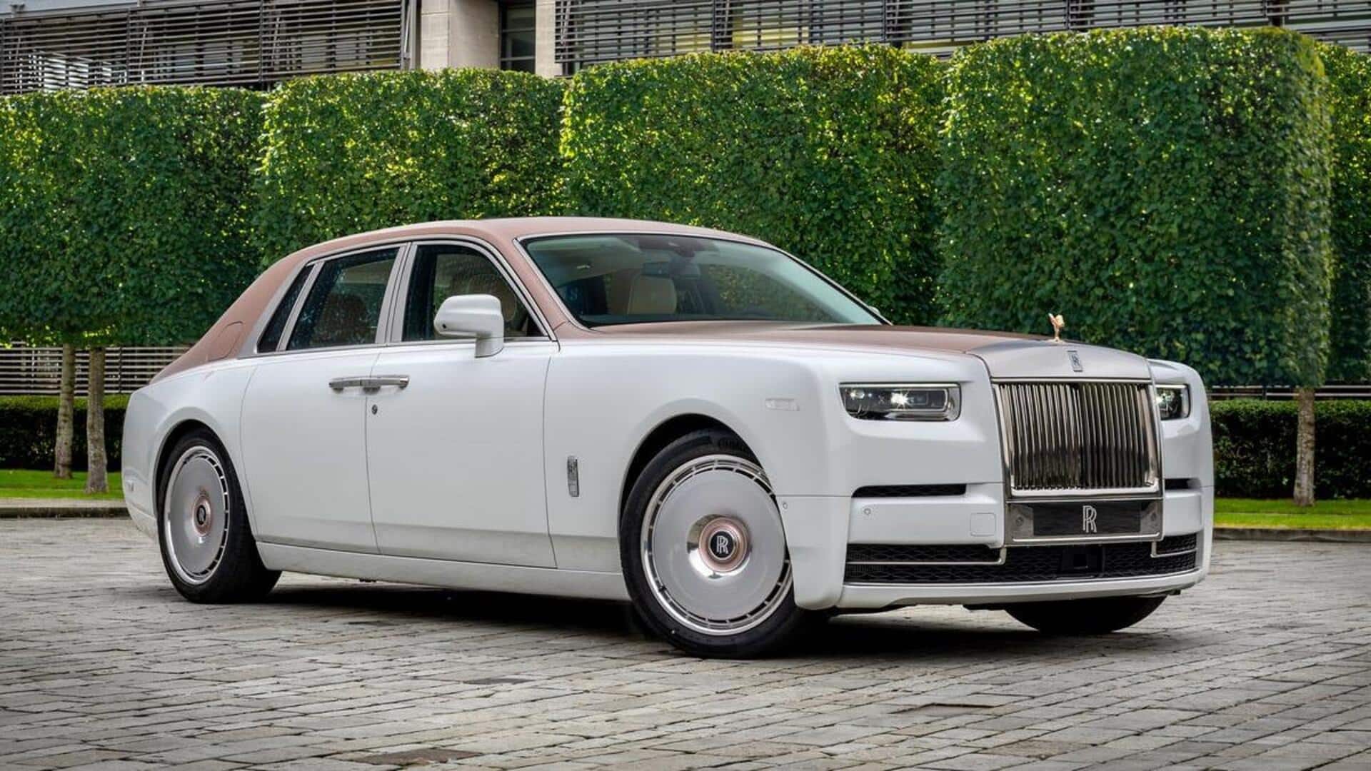 Rolls-Royce Phantom Dentelle is a one-off car with floral motifs Rolls-Royce Phantom Dentelle is a one-off car with floral motifs