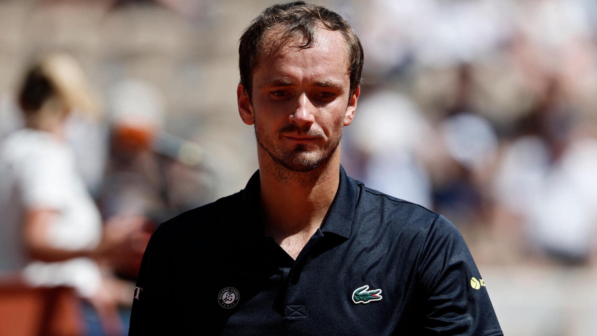 French Open 2026: Daniil Medvedev knocked out in first round