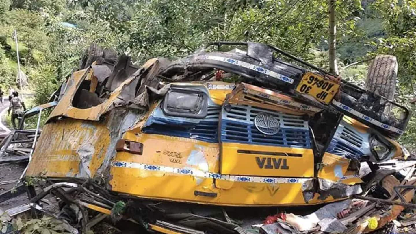 Himachal: Schoolchildren among 16 dead as bus falls into gorge