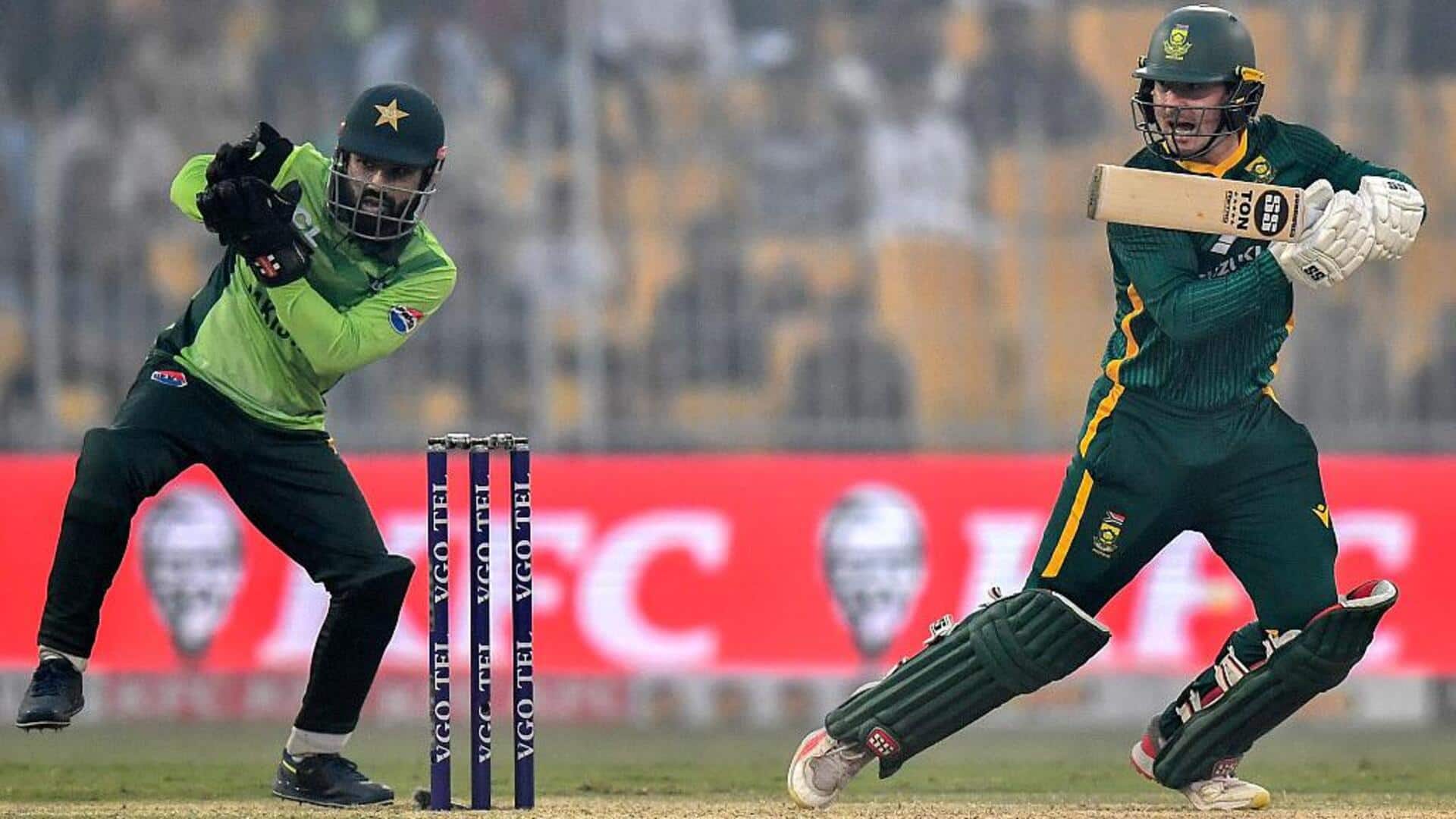 Pakistan beat South Africa in 1st ODI in Faisalabad: Stats