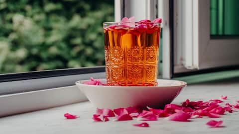 Cook with dried rose petals using these ideas