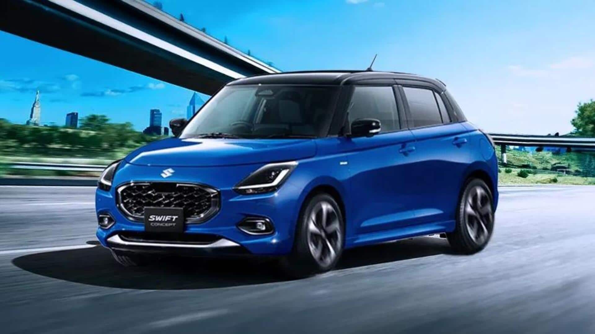 Indiabound Maruti Suzuki Swift breaks cover at Japan Mobility Show