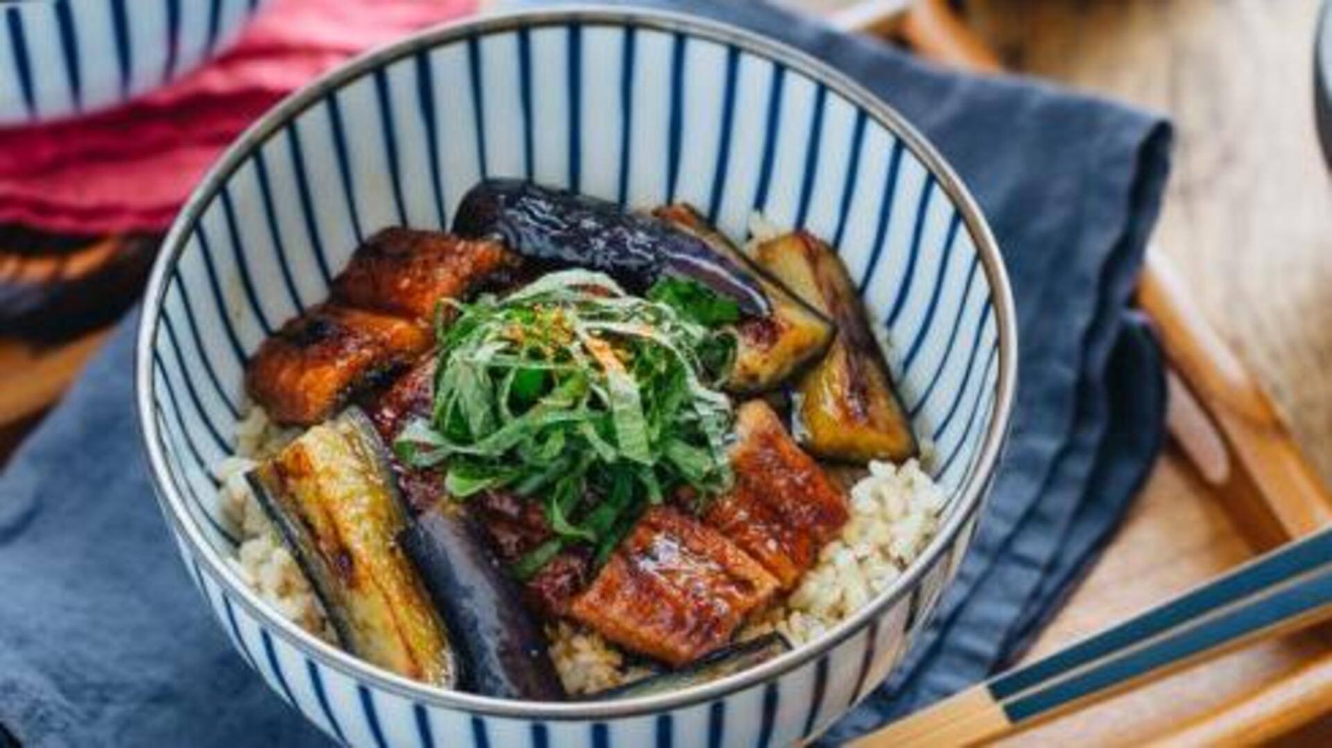 Try this Japanese miso eggplant unagi recipe