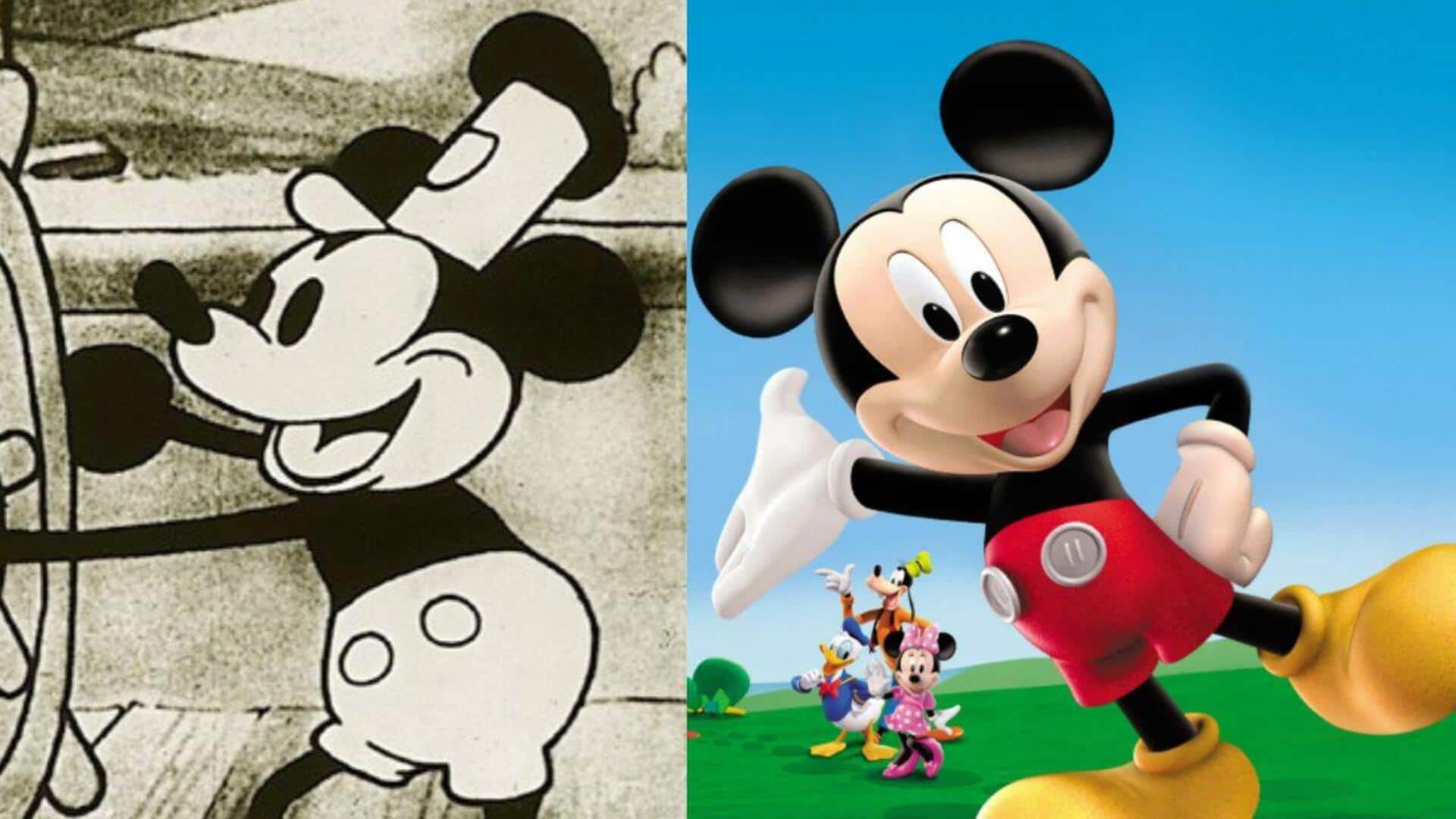 Mickey Mouse's incredible evolution through the decades Mickey Mouse's incredible evolution through the decades