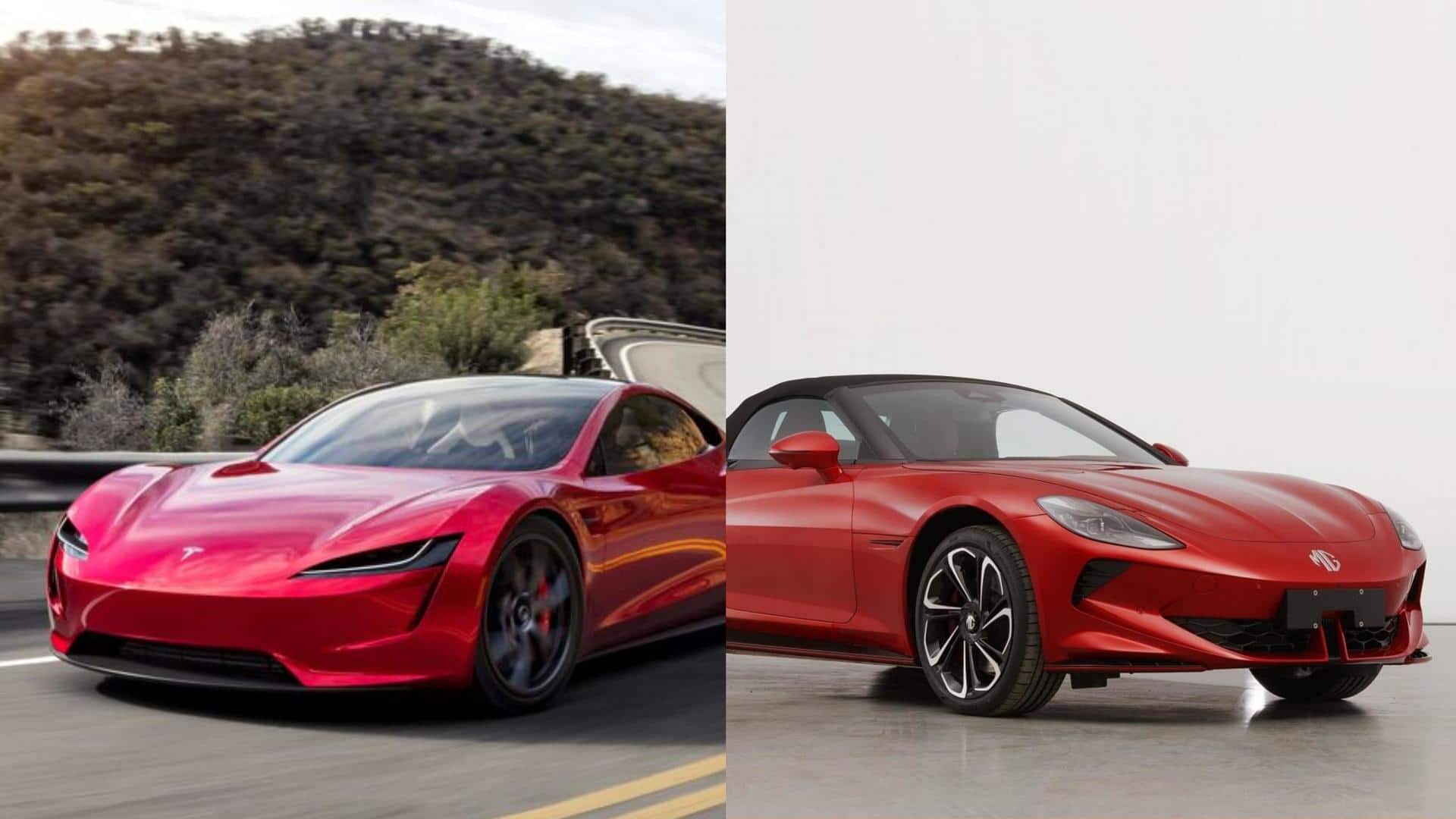 How does MG Cyberster stack up against Tesla Roadster