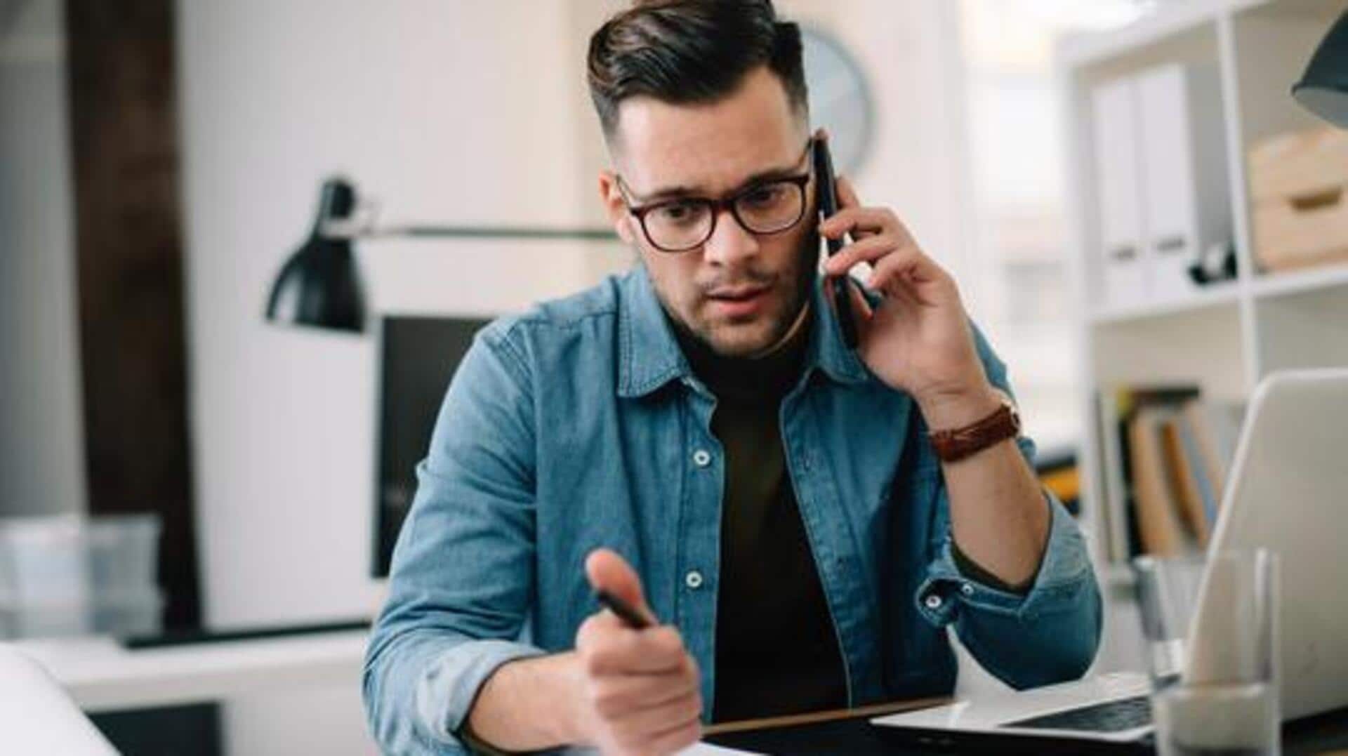 Why sitting while talking on the phone is harmful