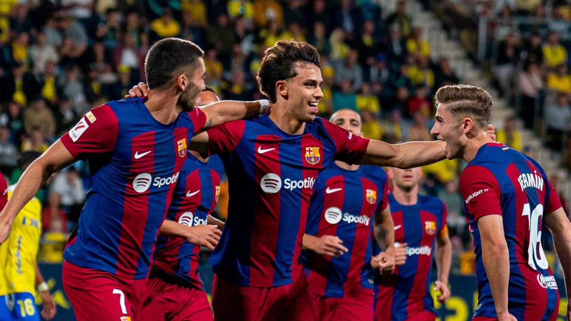 Joao Felix helps Barcelona beat Cadiz in La Liga: Stats