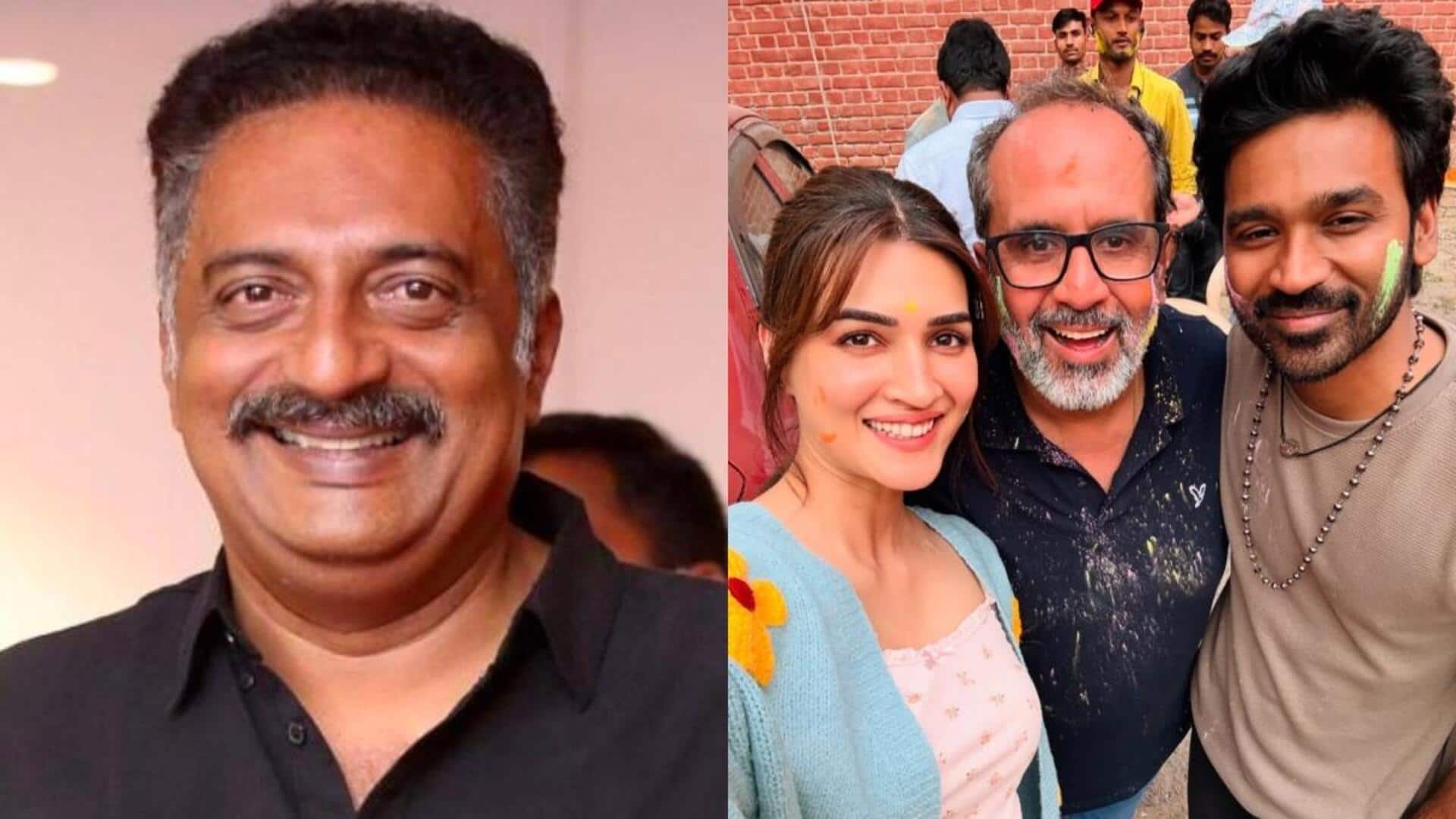 Prakash Raj confirms role in Dhanush-Kriti's 'Tere Ishk Mein' Prakash Raj confirms role in Dhanush-Kriti's 'Tere Ishk Mein'
