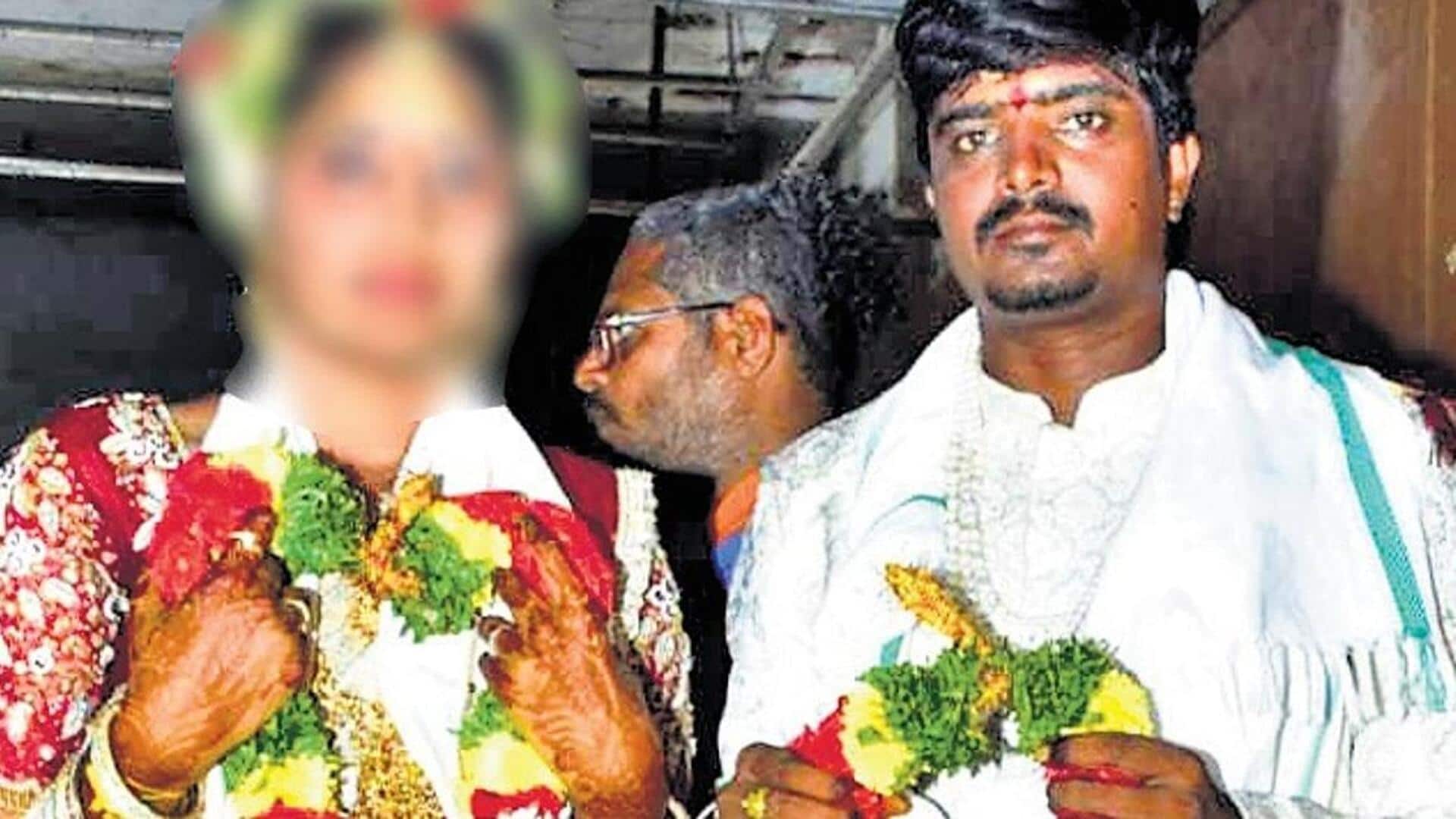 Andhra man dead month after wedding; family blames 'wife's affair' Andhra man dead month after wedding; family blames 'wife's affair'