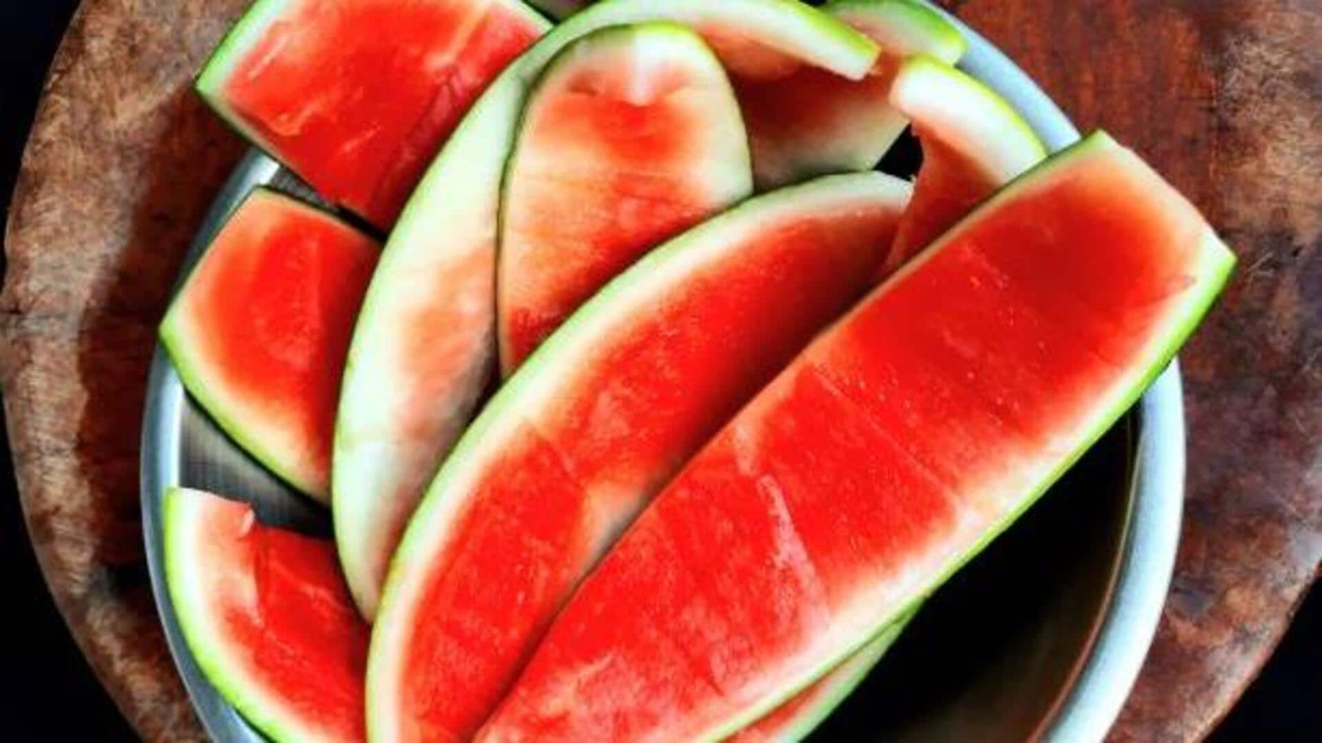 Watermelon rind can work wonders for your skin! 