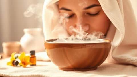 Stuffy nose? Try eucalyptus steam inhalation