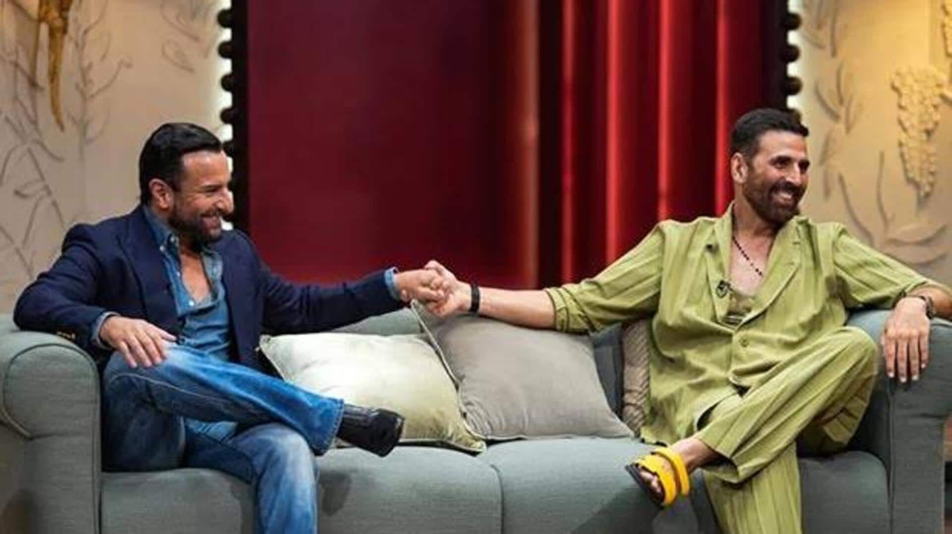 'Haiwaan': Promotional song featuring Akshay, Saif shot at Mumbai college
