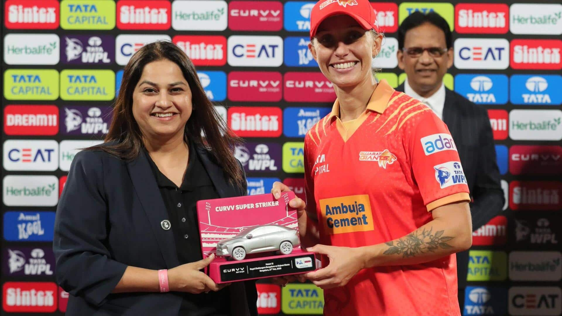 WPL 2025: Ashleigh Gardner's heroics help Gujarat Giants defeat RCB