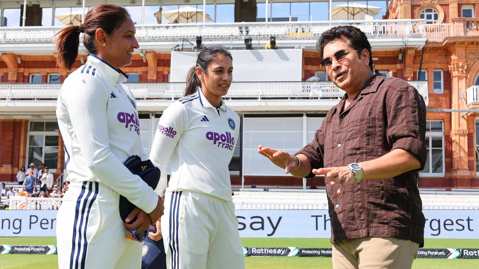 Sachin Tendulkar inspires India Women at Lord's: Details here