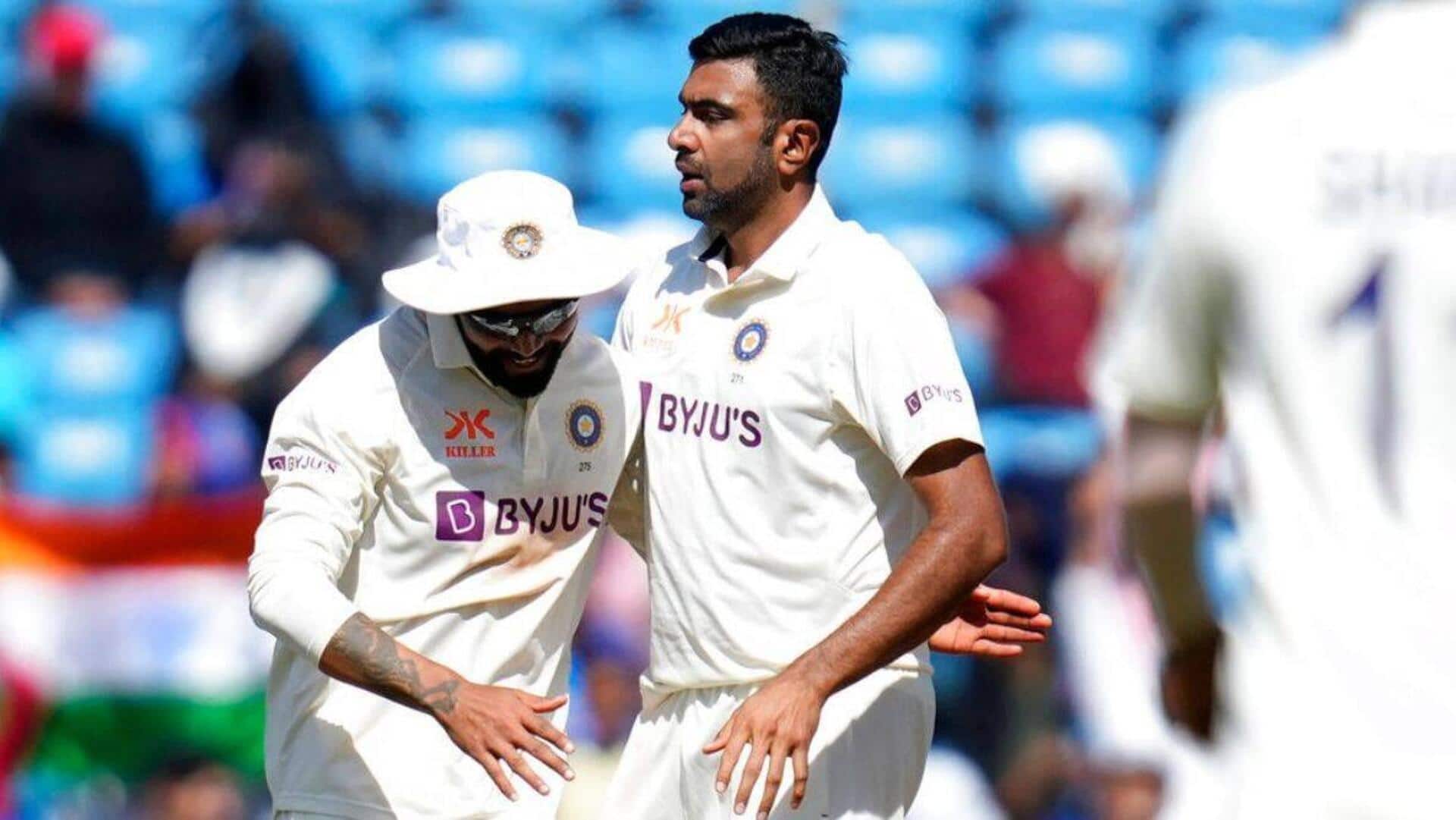 Ashwin-Jadeja become India's most successful bowling pair (Tests)