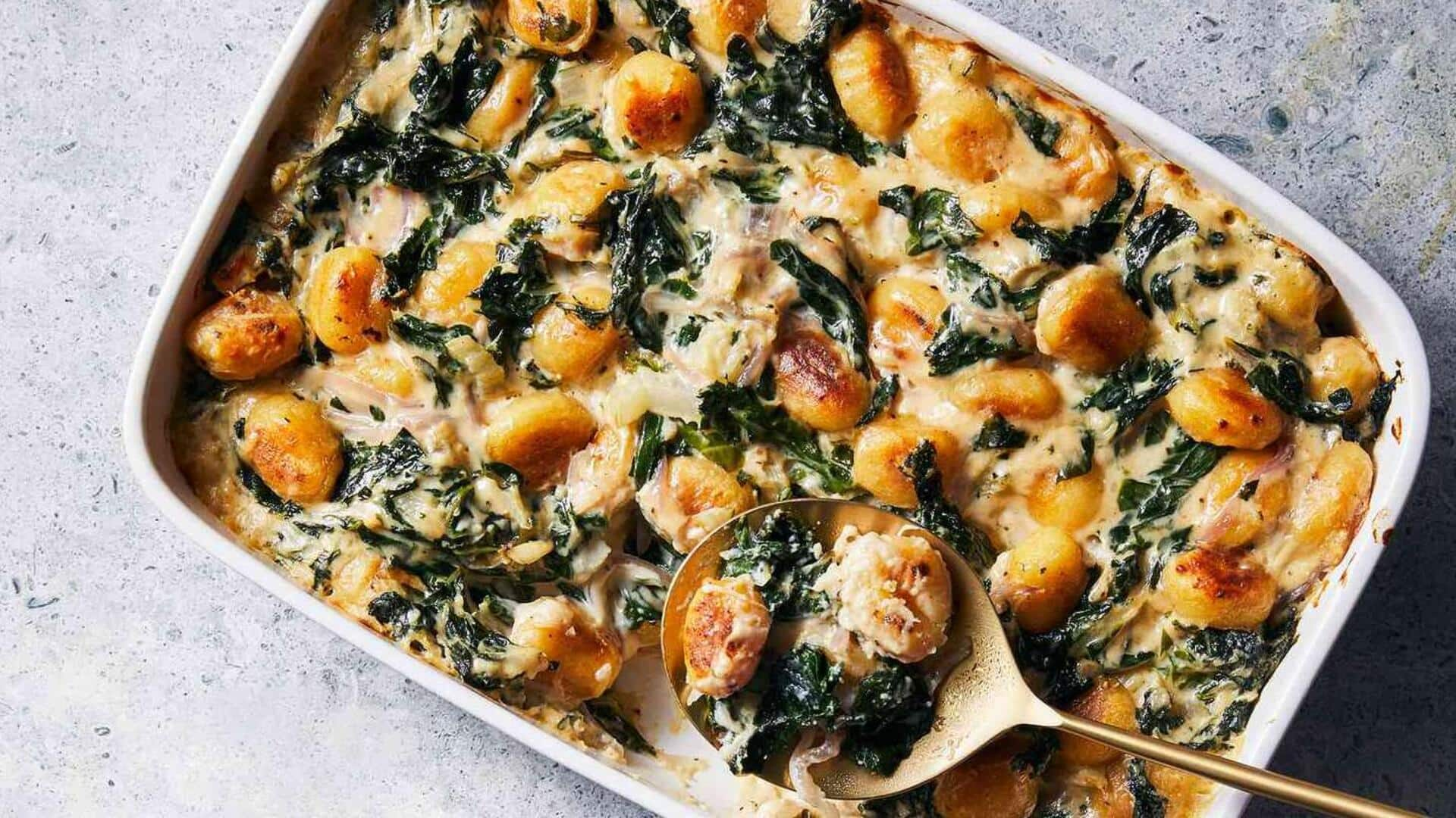 Try this Swiss chard potato gnocchi recipe at home