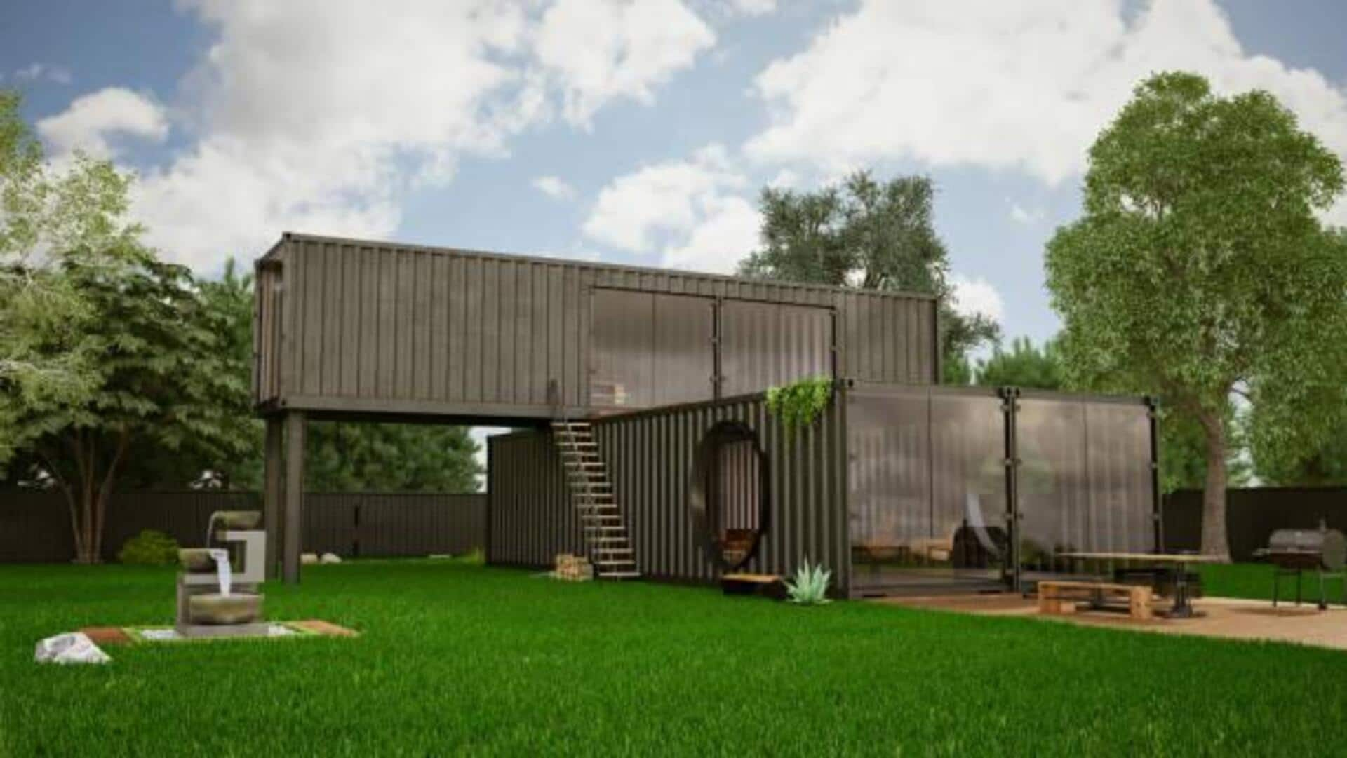 Take a look at affordable container house building in Africa