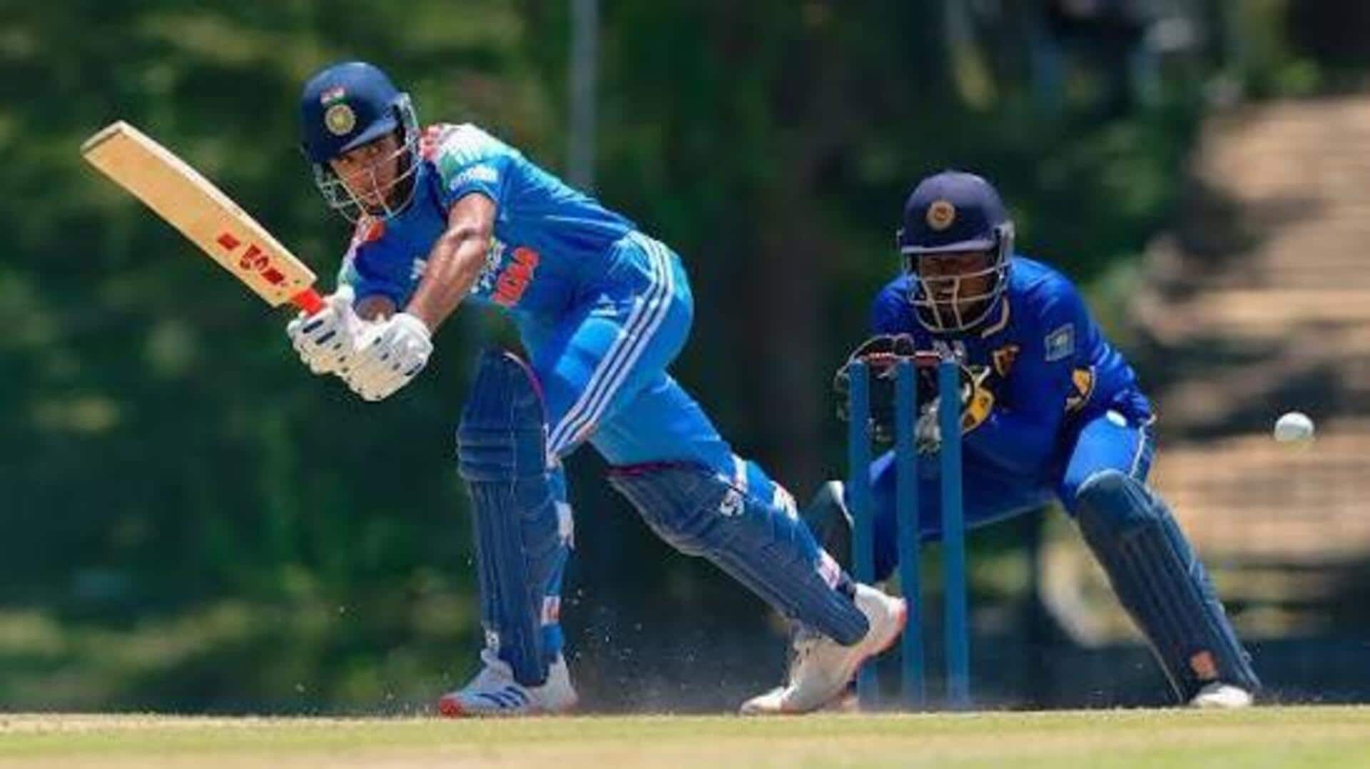 Anvay Dravid smashes 87 in Youth ODI against SL: Stats