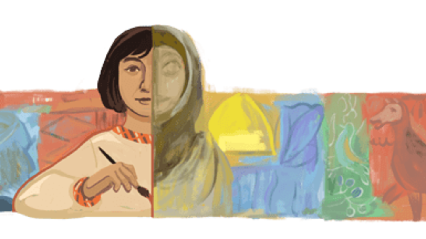 Google Doodle celebrates Iraqi artist Naziha Salim