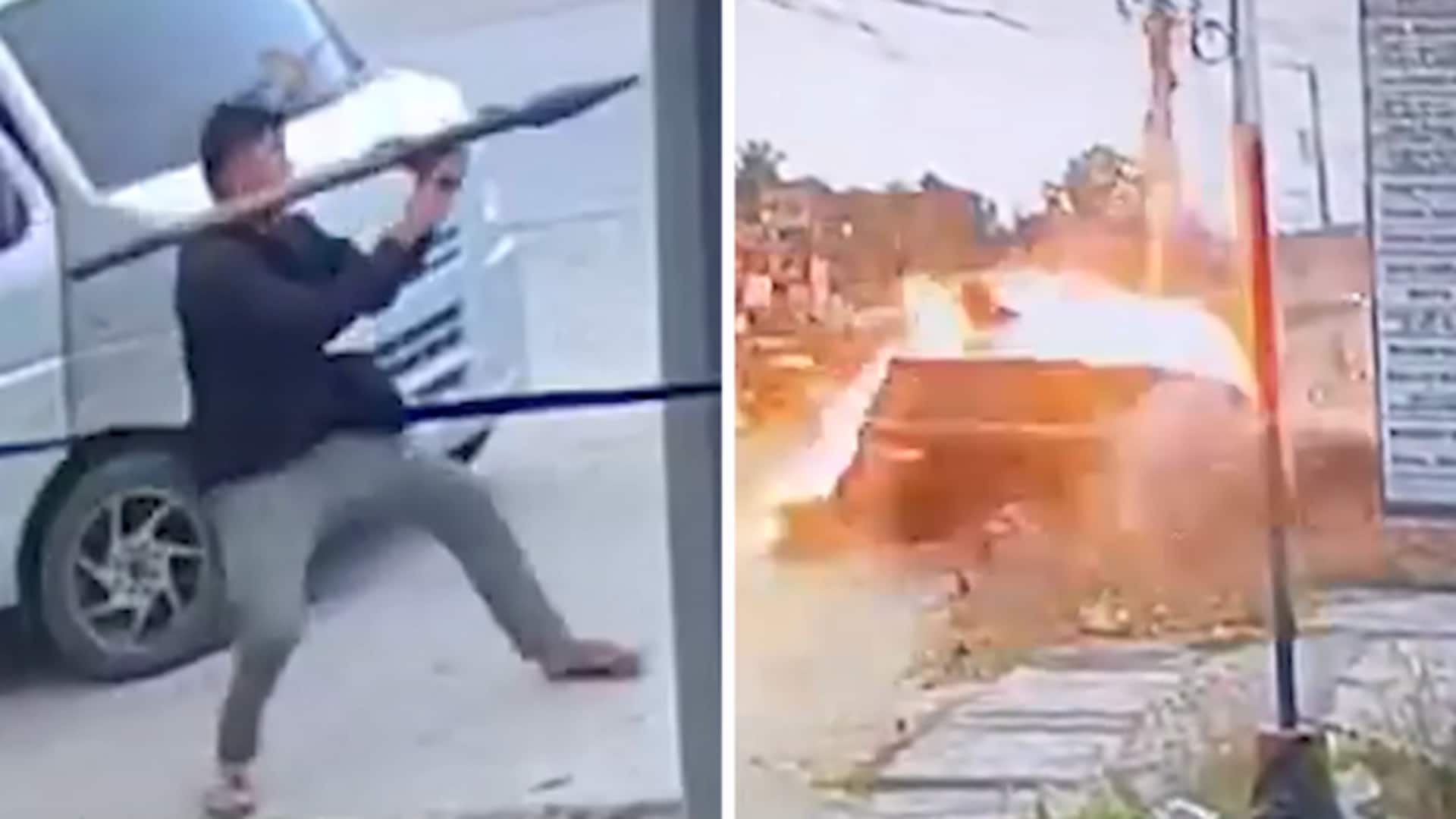 Philippines mayor attacked with rocket on camera; he survives