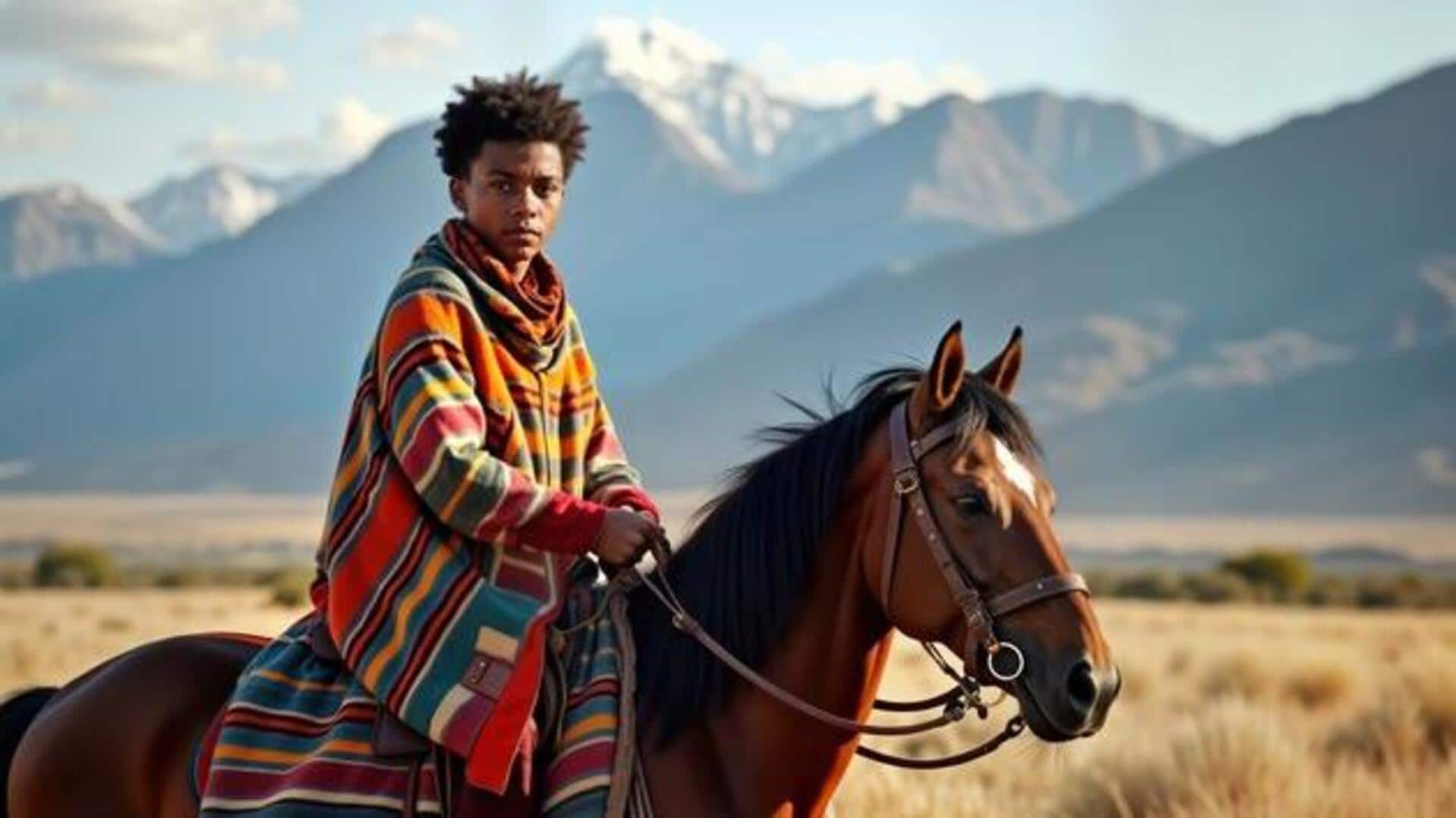 How to wear blankets as winter capes