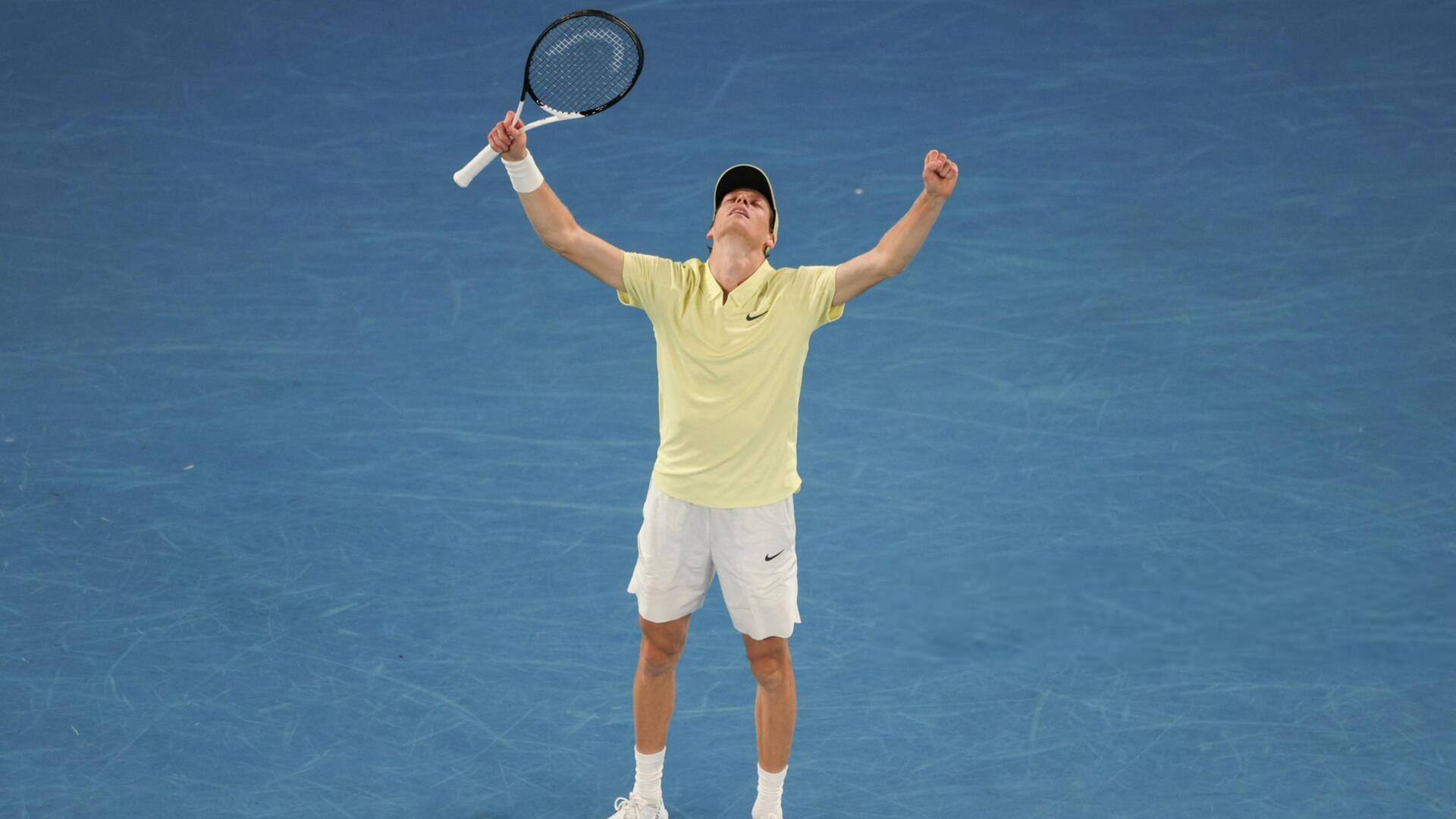 Jannik Sinner becomes first Italian with three major titles: Stats