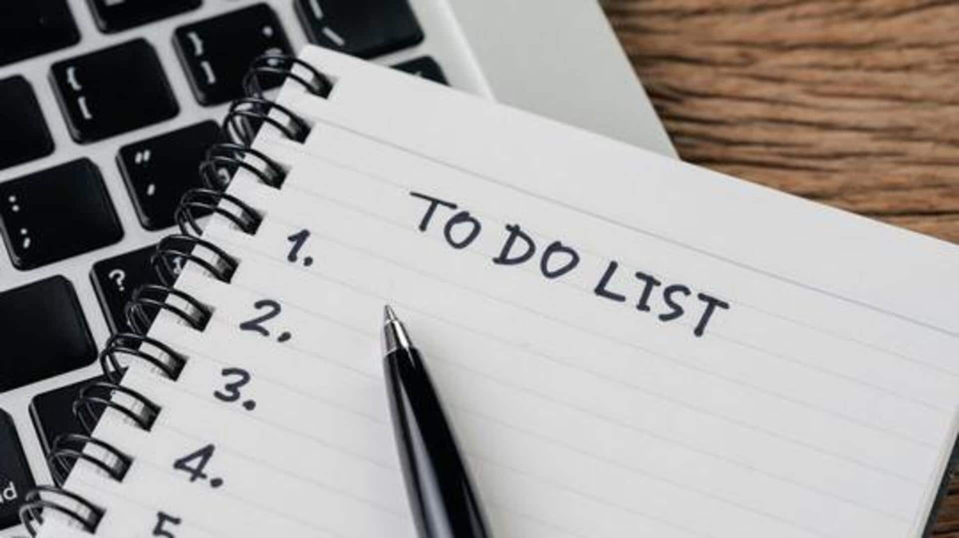 This is how you can organize your to-do list 