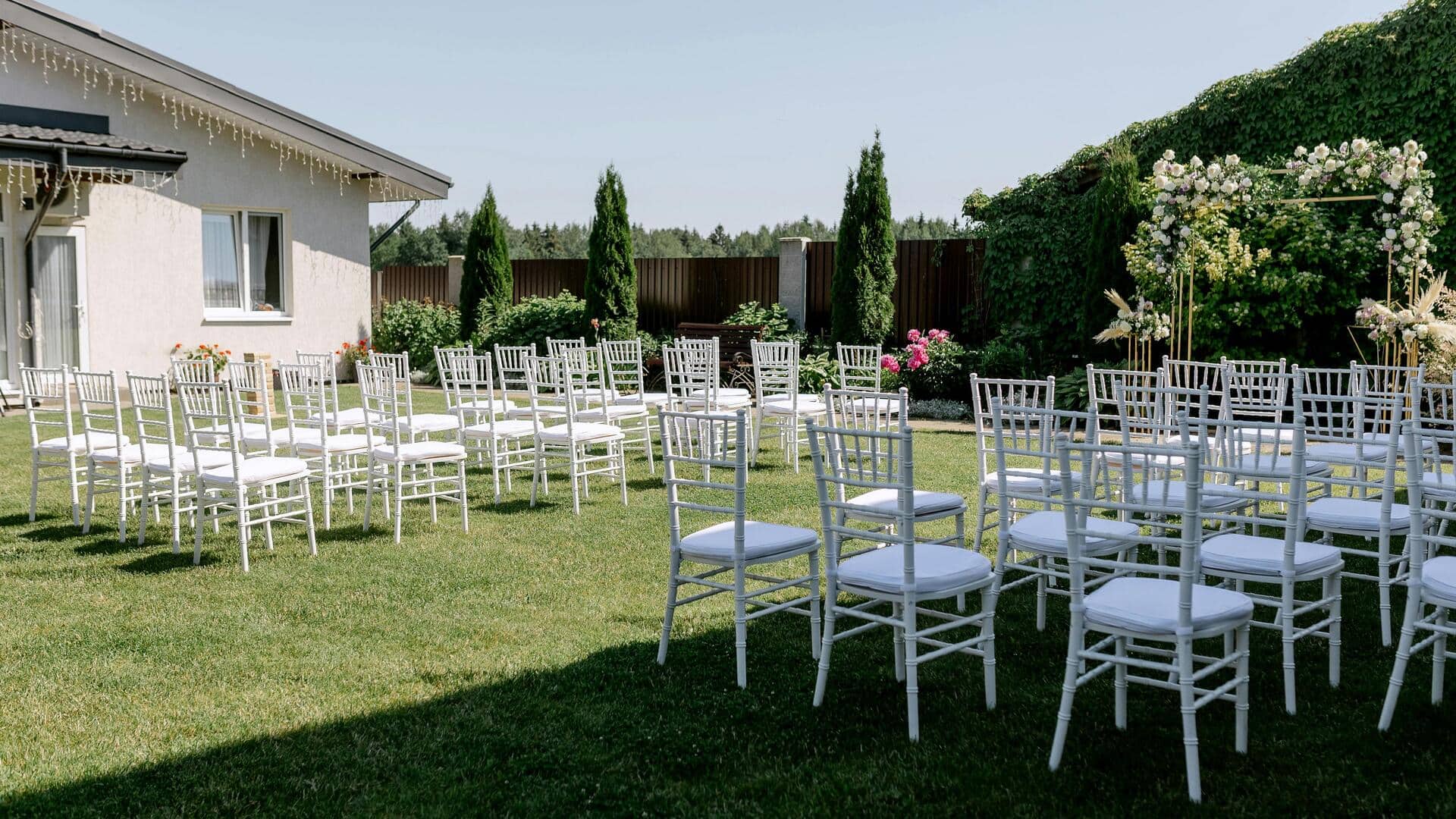 How to plan a beautiful backyard wedding on a budget