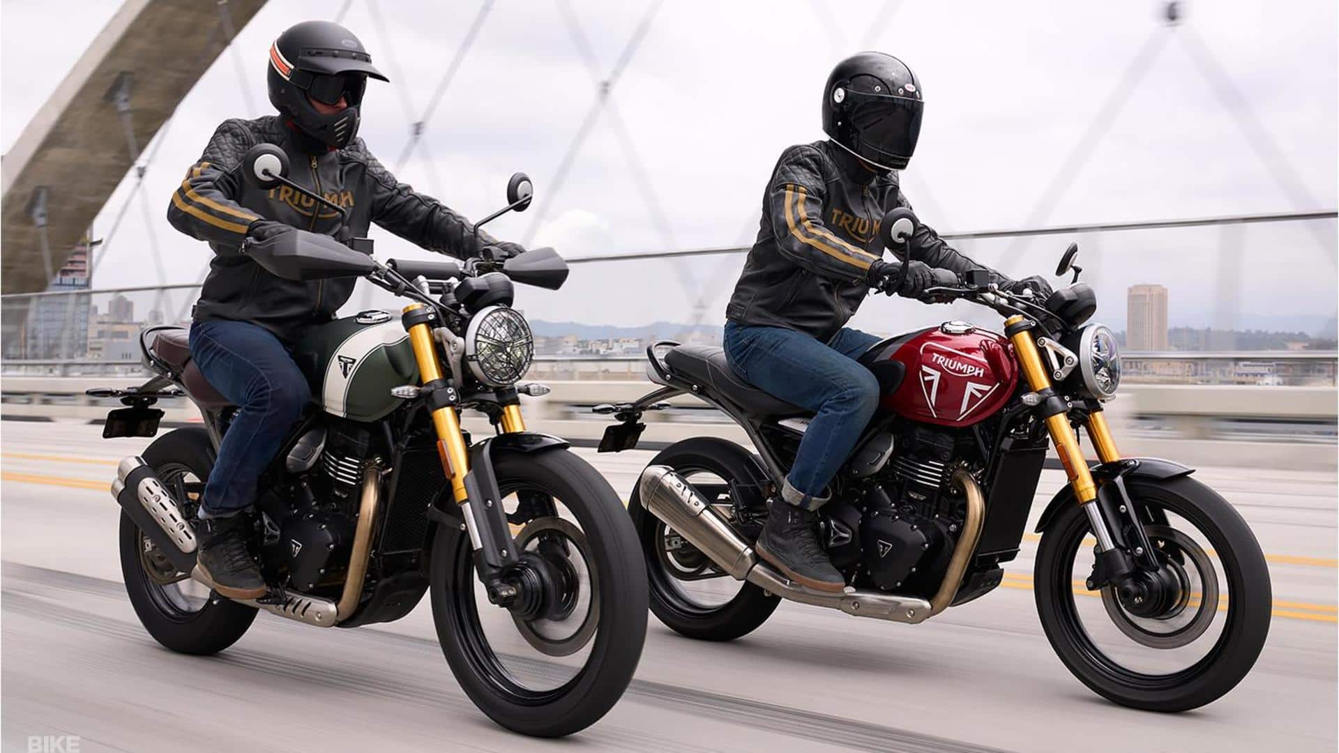 Triumph Speed 400, Scrambler 400 X motorcycles launched in India