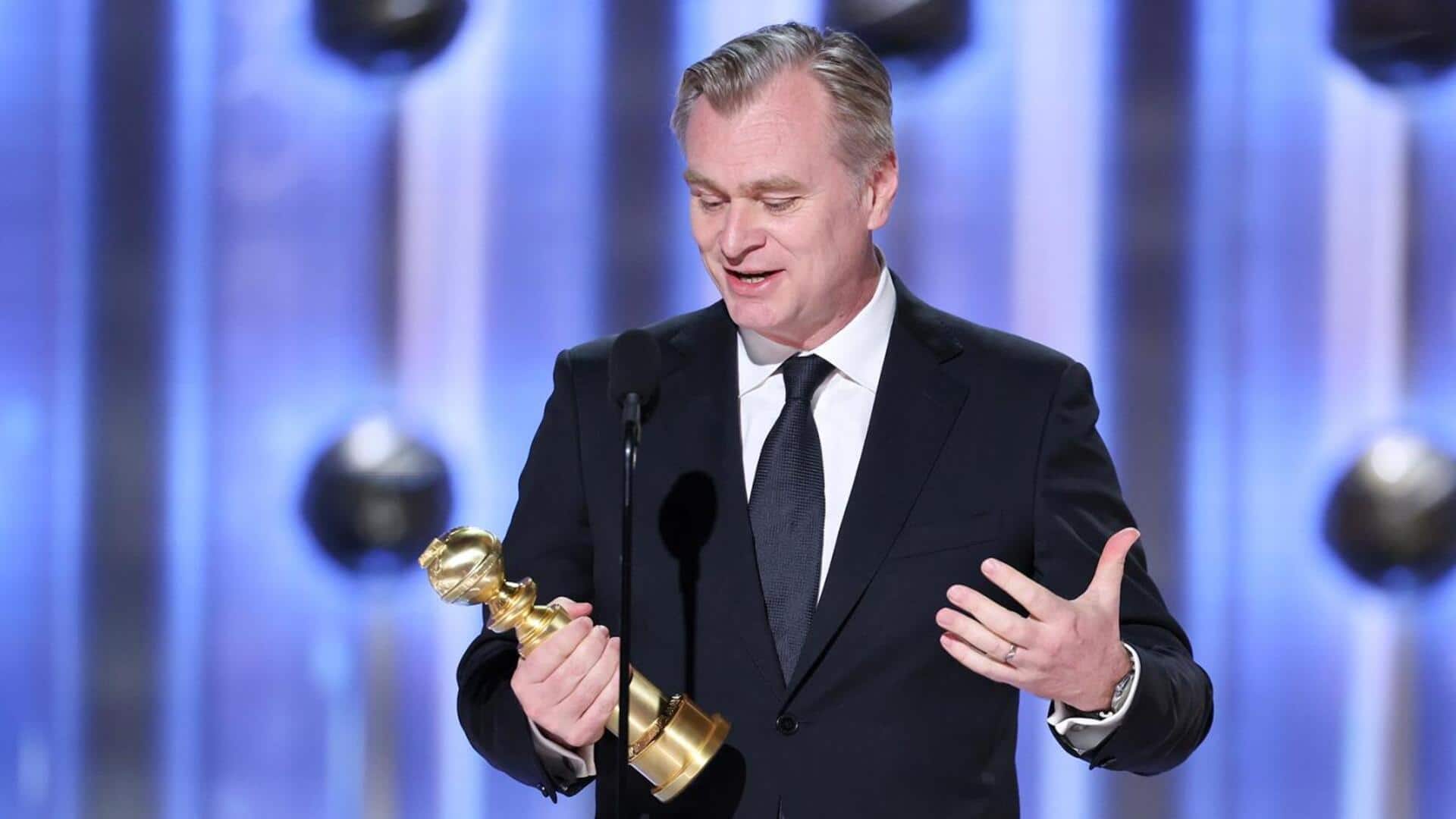 Golden Globes 2024: Christopher Nolan wins Best Director for 'Oppenheimer'