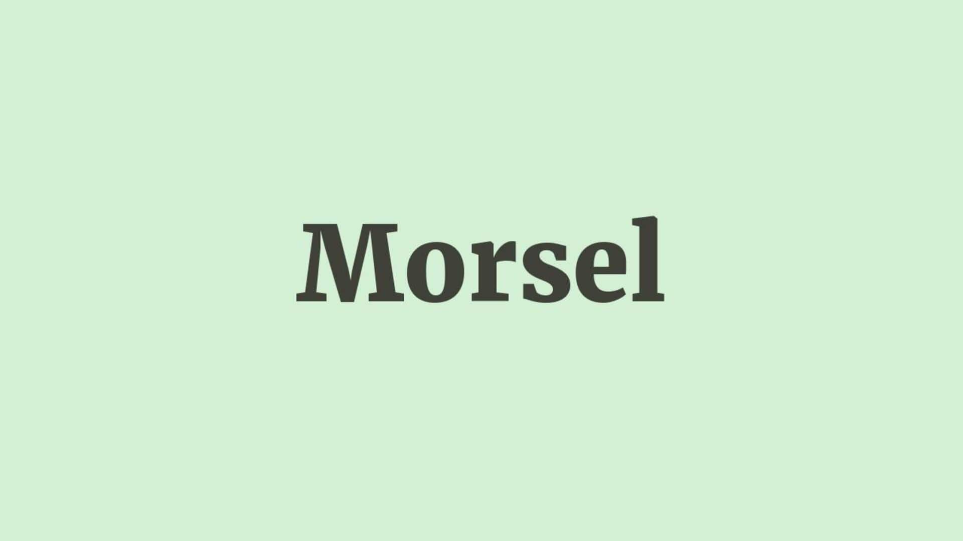 Word of the Day: Morsel