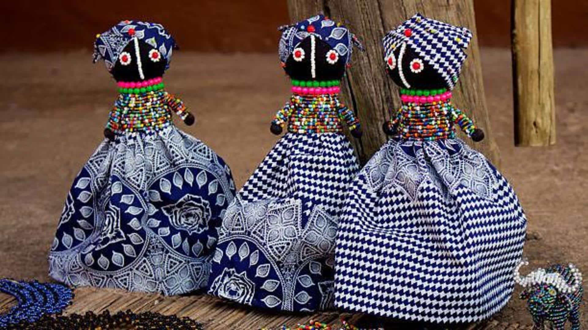 How to make Zulu dolls from recycled fabric