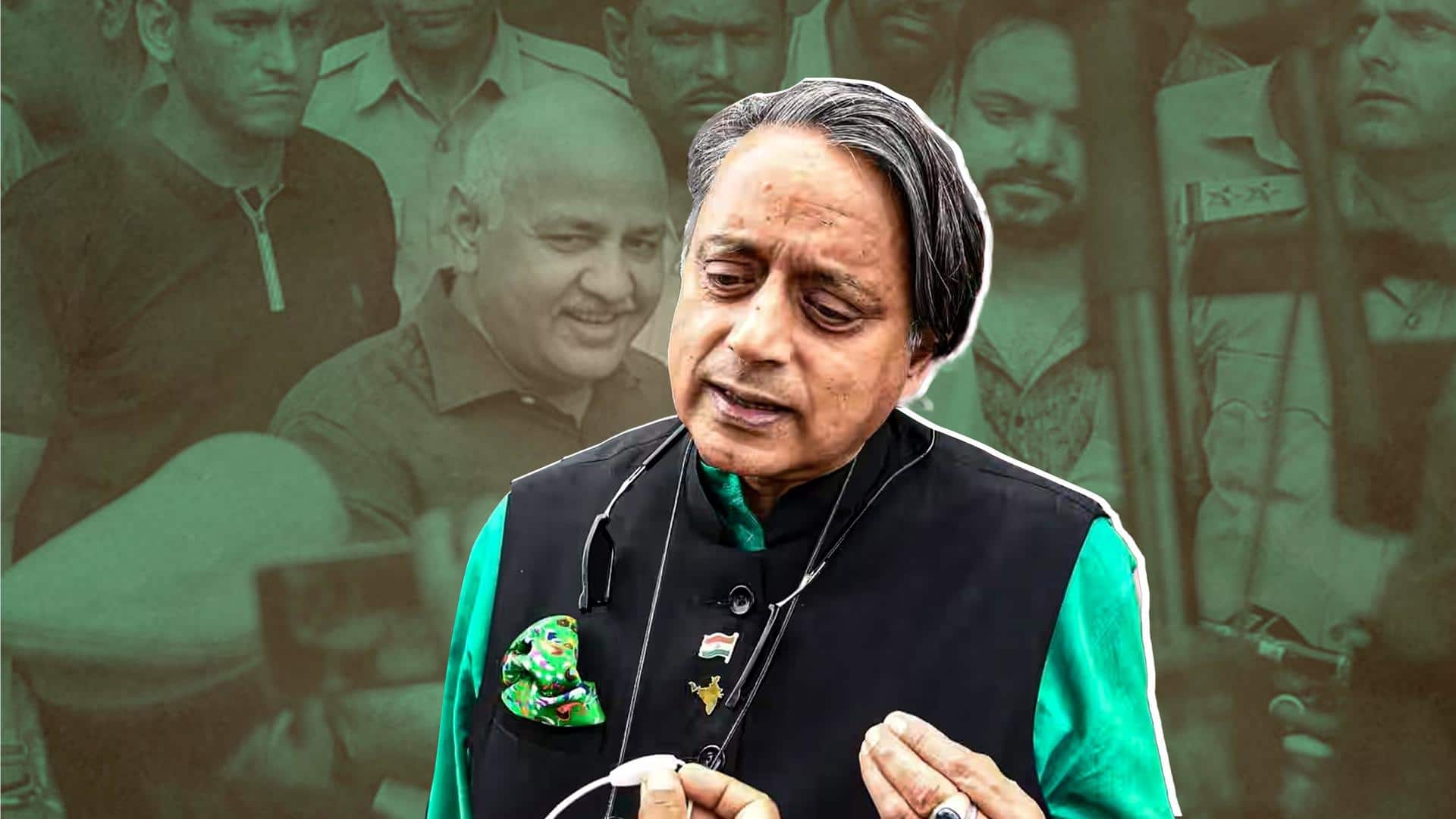 Manish Sisodia arrest: Shashi Tharoor takes 'beef' shot at Modi