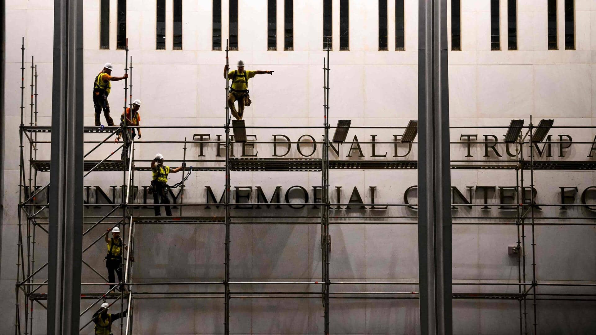 Trump's name removed from Kennedy Center after court order
