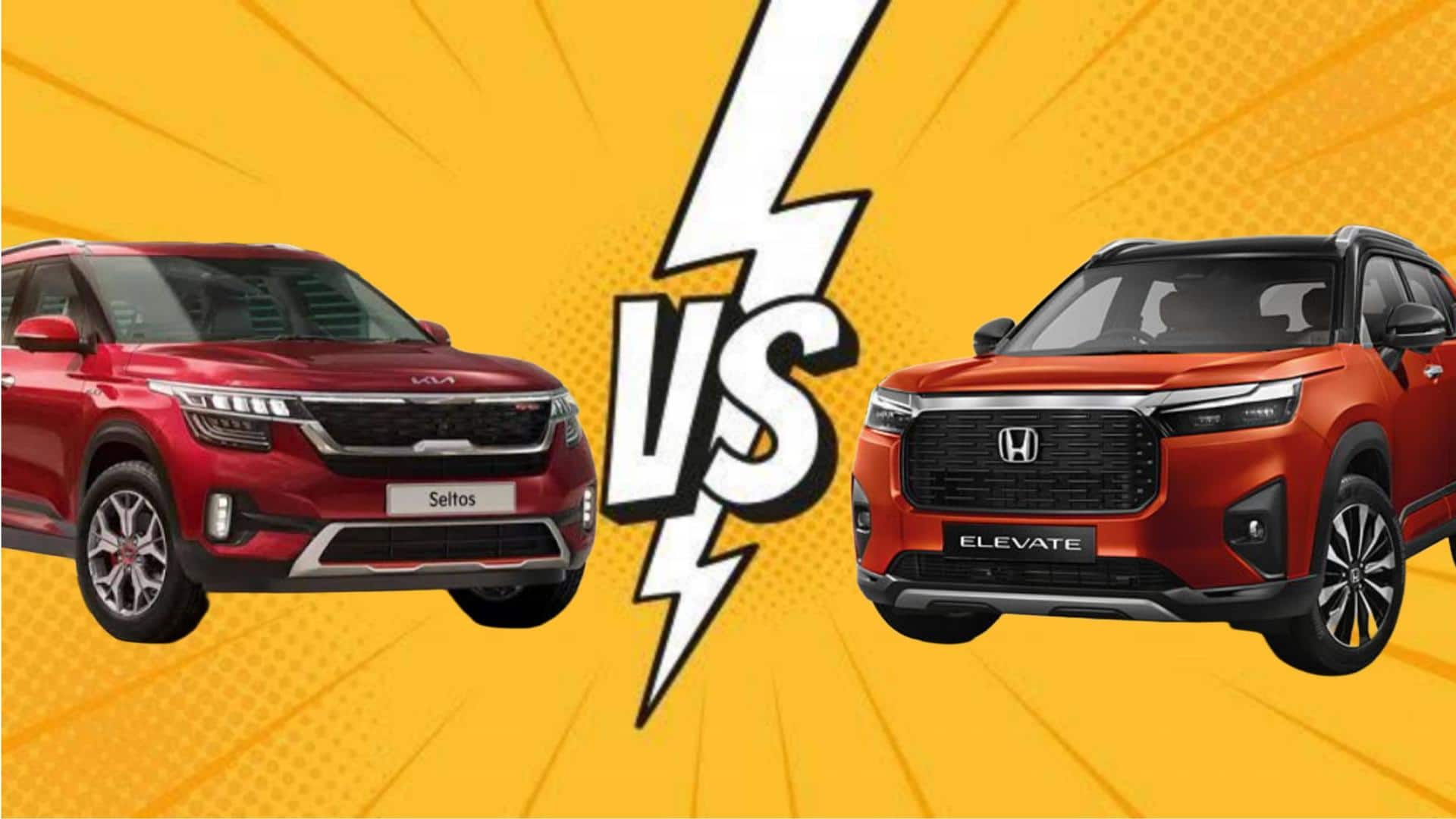 Can Kia Seltos retain its crown against all-new Honda Elevate