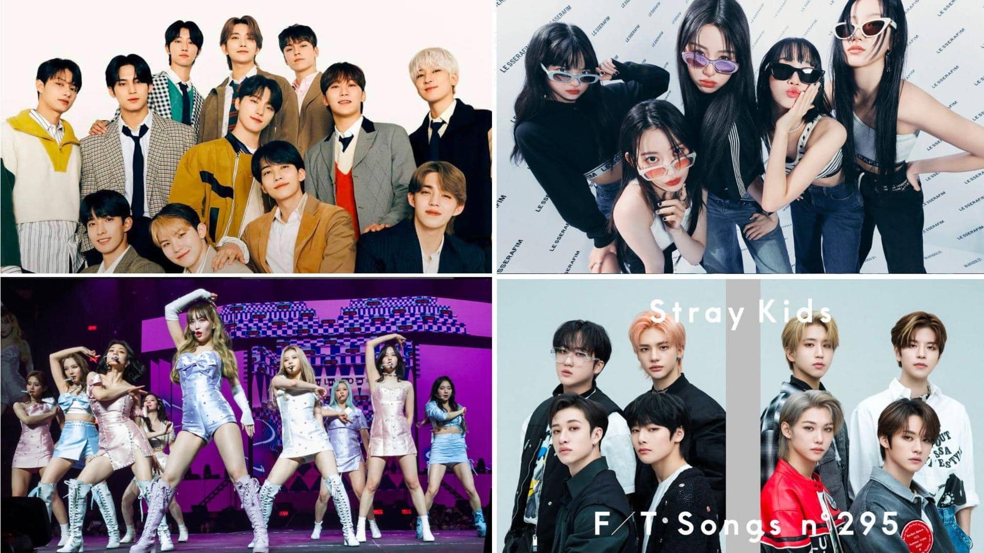 SEVENTEEN, Stray Kids: K-pop groups on Billboard's World Albums chart