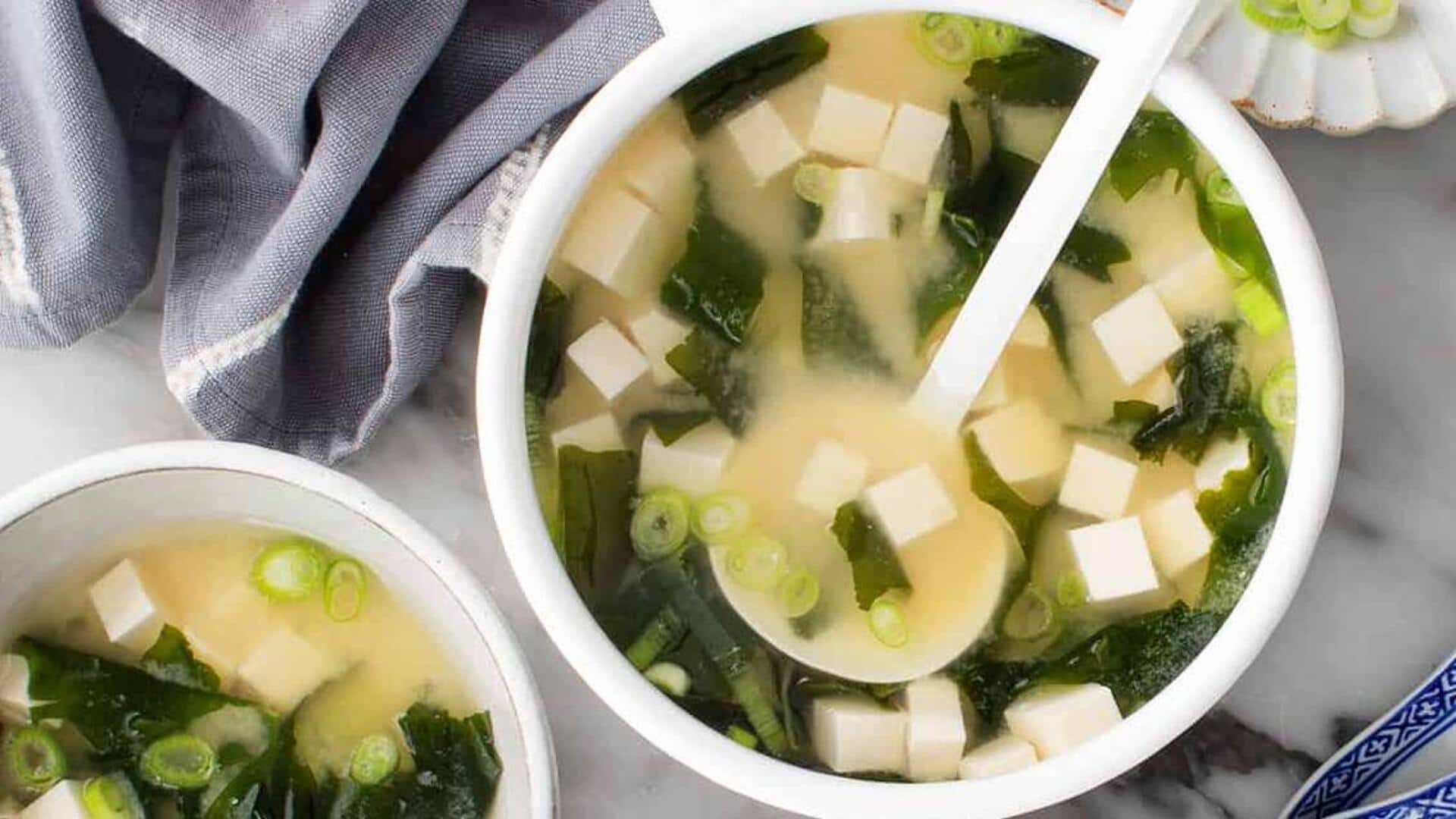 Try this traditional Japanese miso soup recipe at home