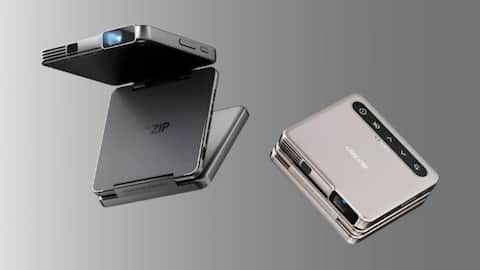 #CES2025: Meet Aurzen ZIP, world's first tri-fold pocket projector