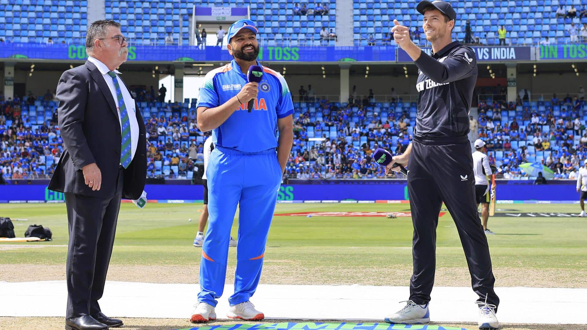 Champions Trophy: NZ elect to field against India in Dubai