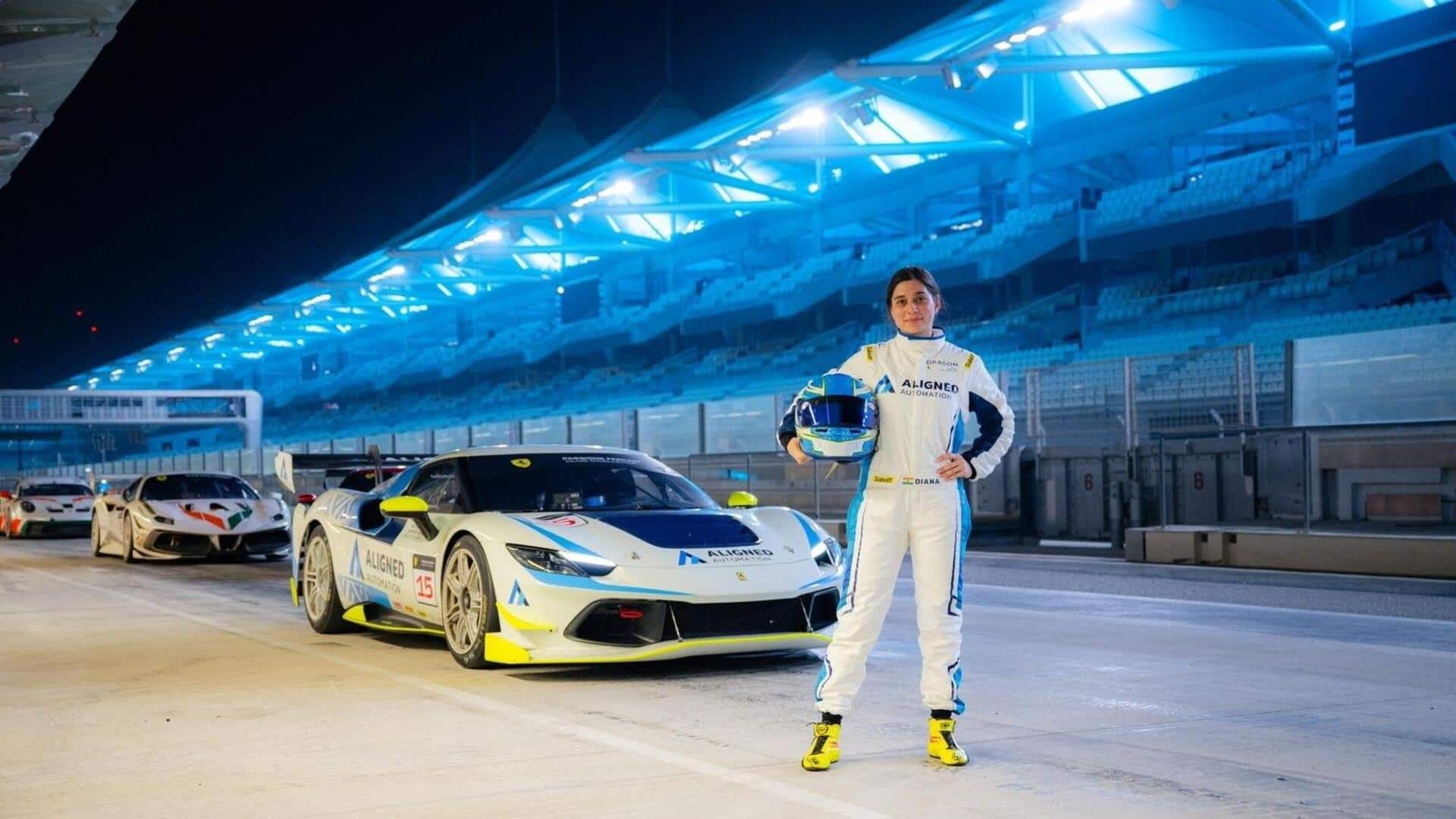 Diana Pundole becomes first Indian woman in global Ferrari race Diana Pundole becomes first Indian woman in global Ferrari race